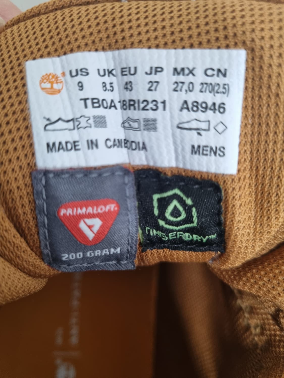 팀버랜드 필드부츠(270) 상품이미지6