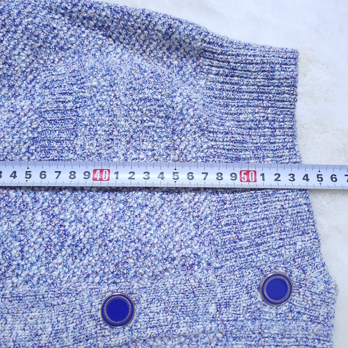 오즈세컨 여성 반팔니트가디건 S 0302 뽀샤샤 상품이미지5