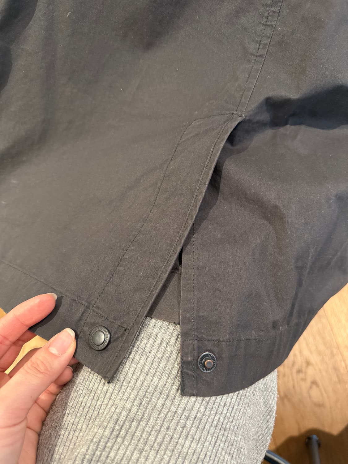 아르마니 익스체인지 차콜색 남성코트 M 상품이미지5