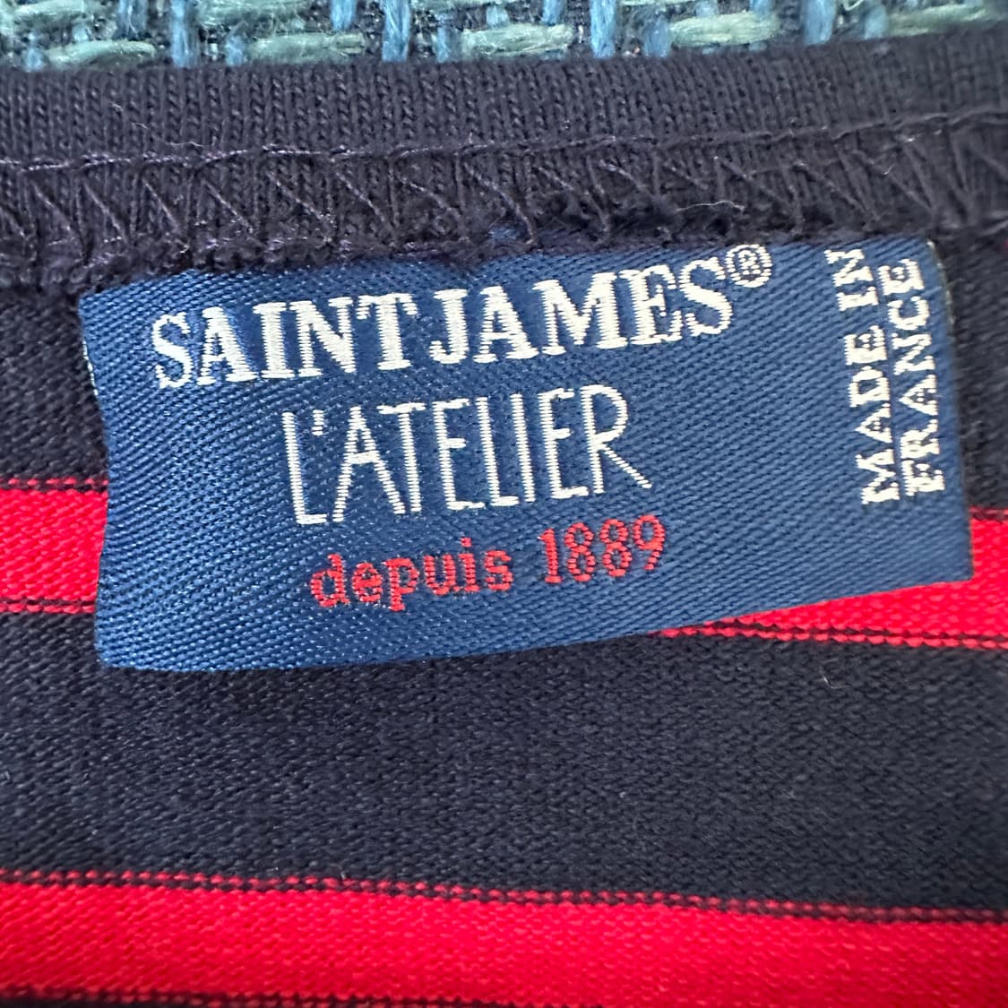 [L] 세인트제임스 단가라 긴팔티 상품이미지2