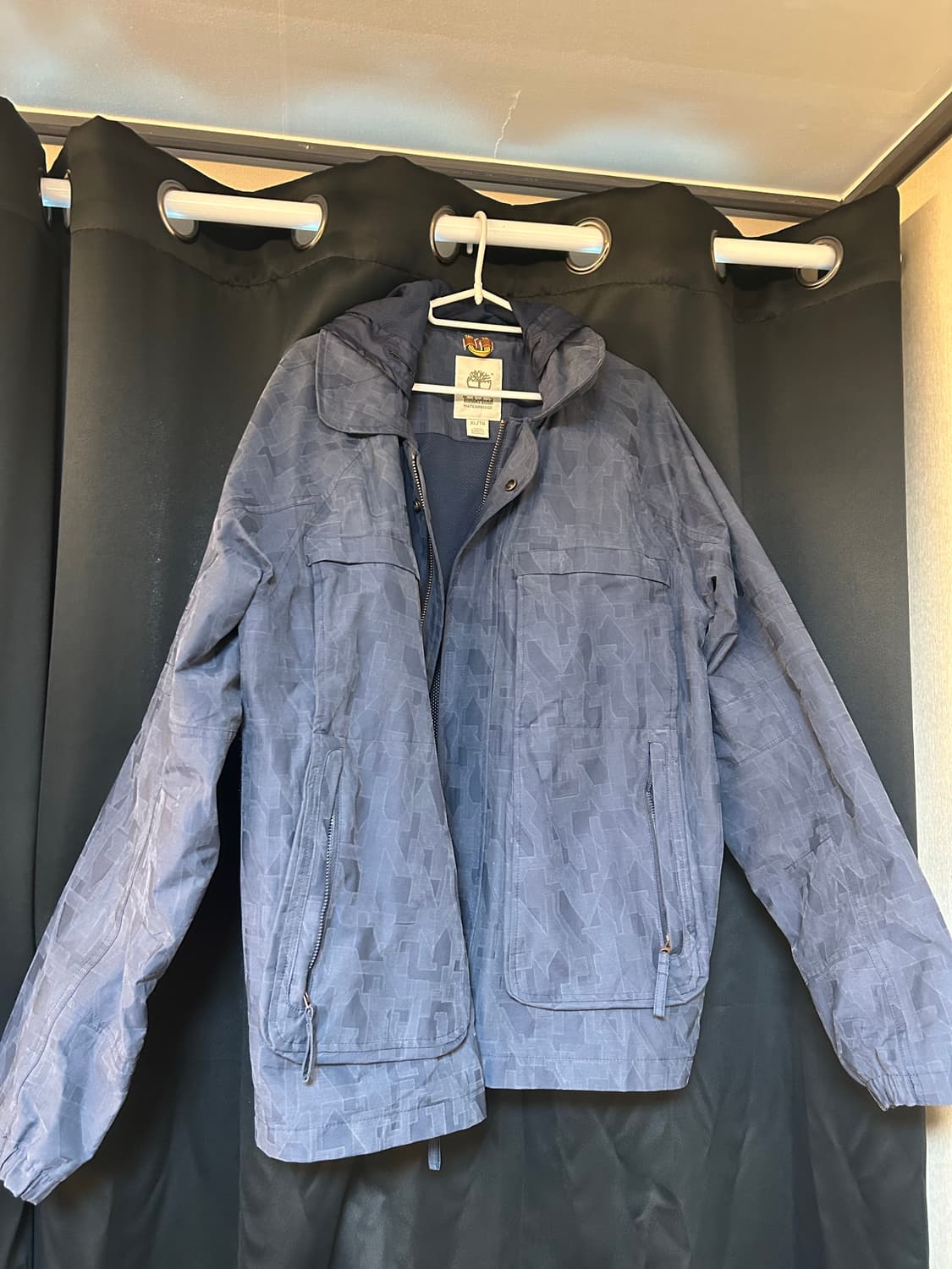 [XL] 팀버랜드 워터프루프 기하학 카모 후드 재킷 (바람막이) 상품이미지1