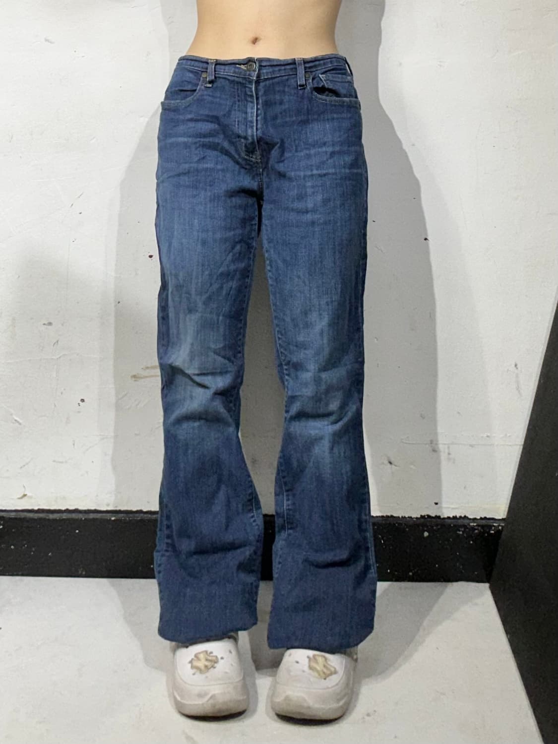 리바이스 515 중청 부츠컷 플레어진 청바지 데님 팬츠  상품이미지2