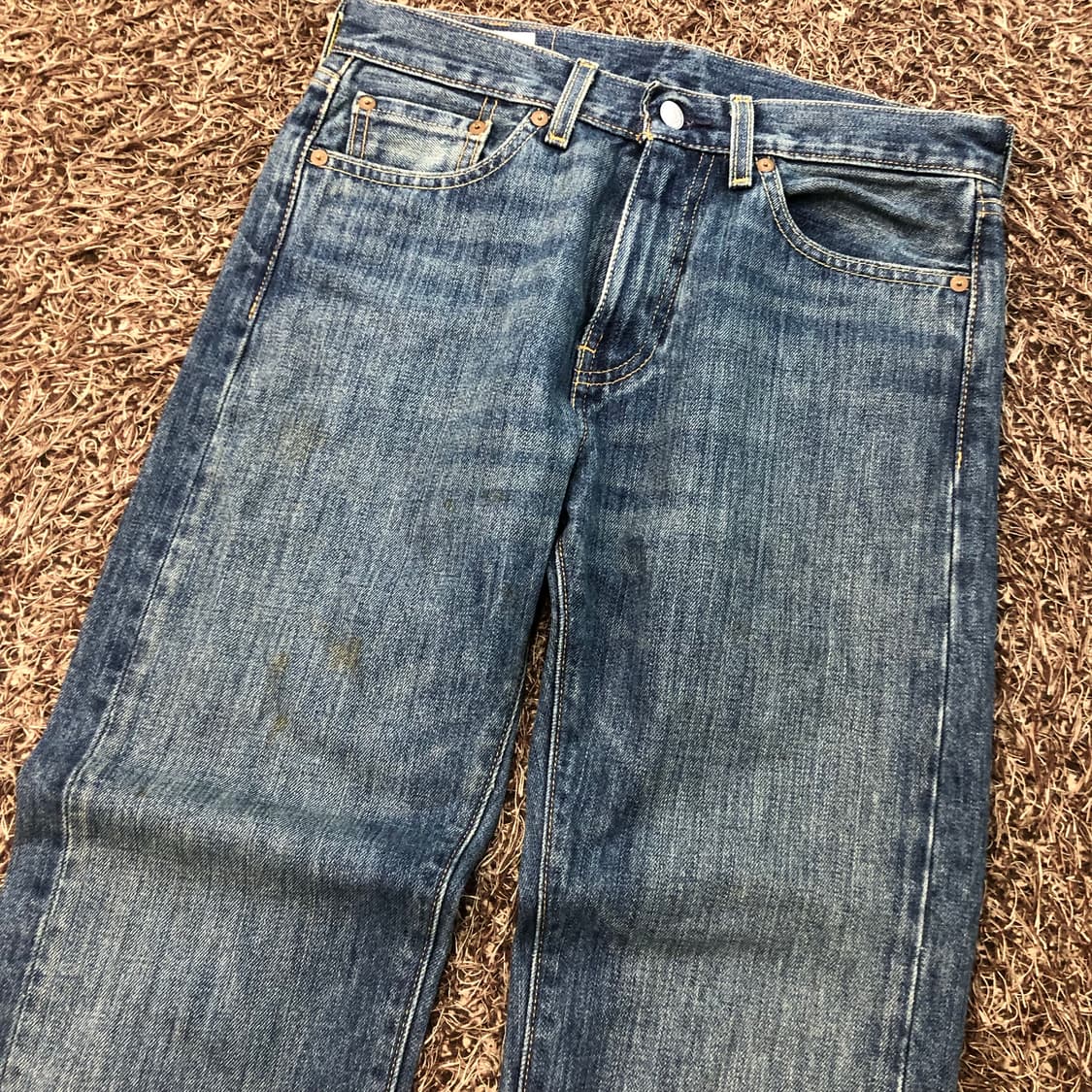 리바이스 빅E 505 워싱 데님 팬츠 상품이미지3