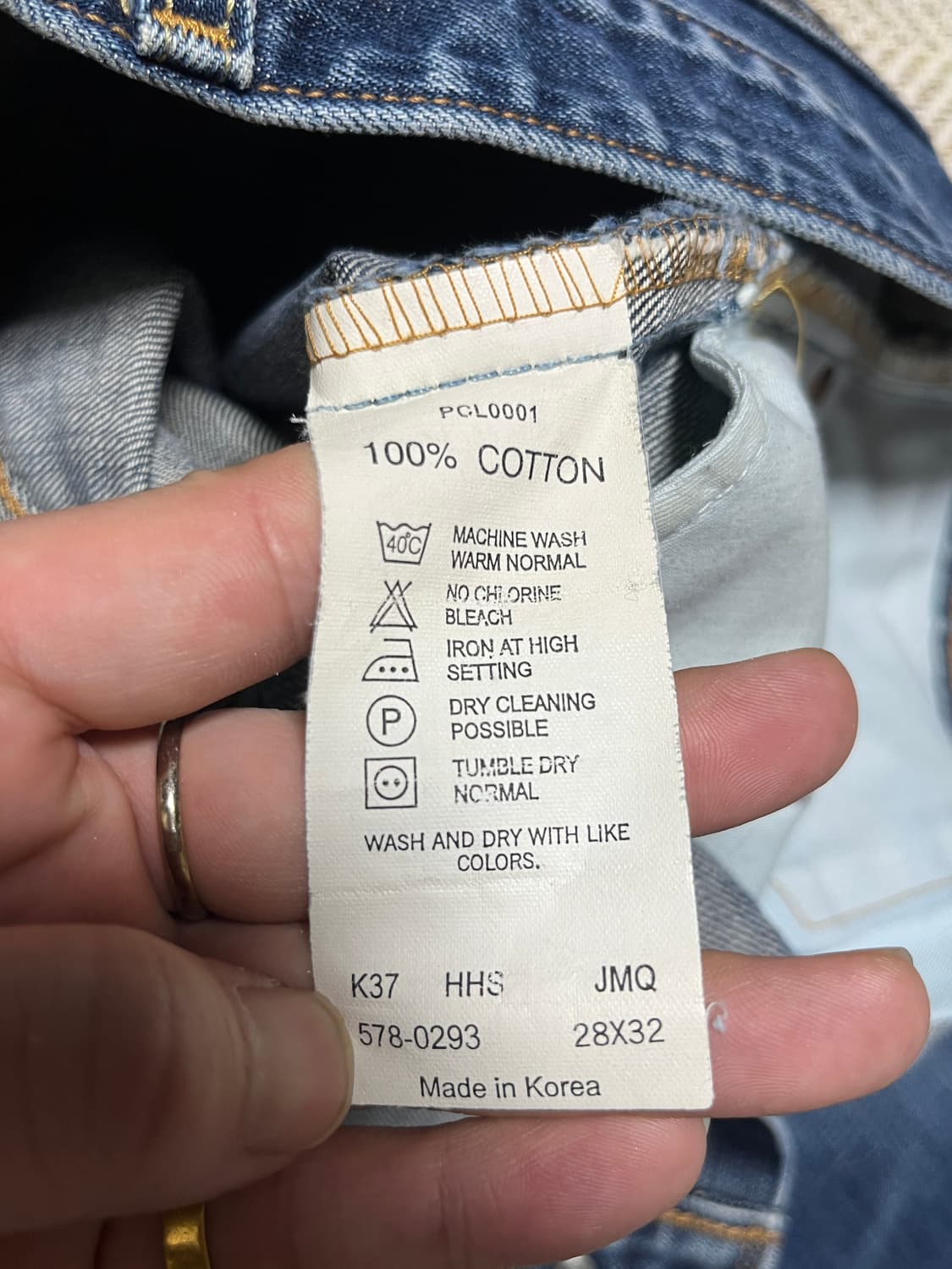 리바이스 578 부츠컷 플레어진 대님 팬츠 청바지 27 상품이미지8