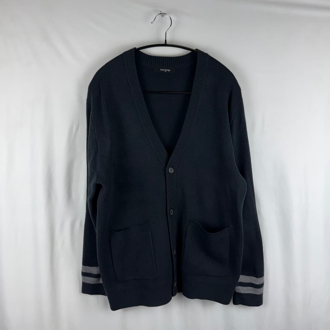 100) 마인드브릿지 가디건 블랙 상품이미지2