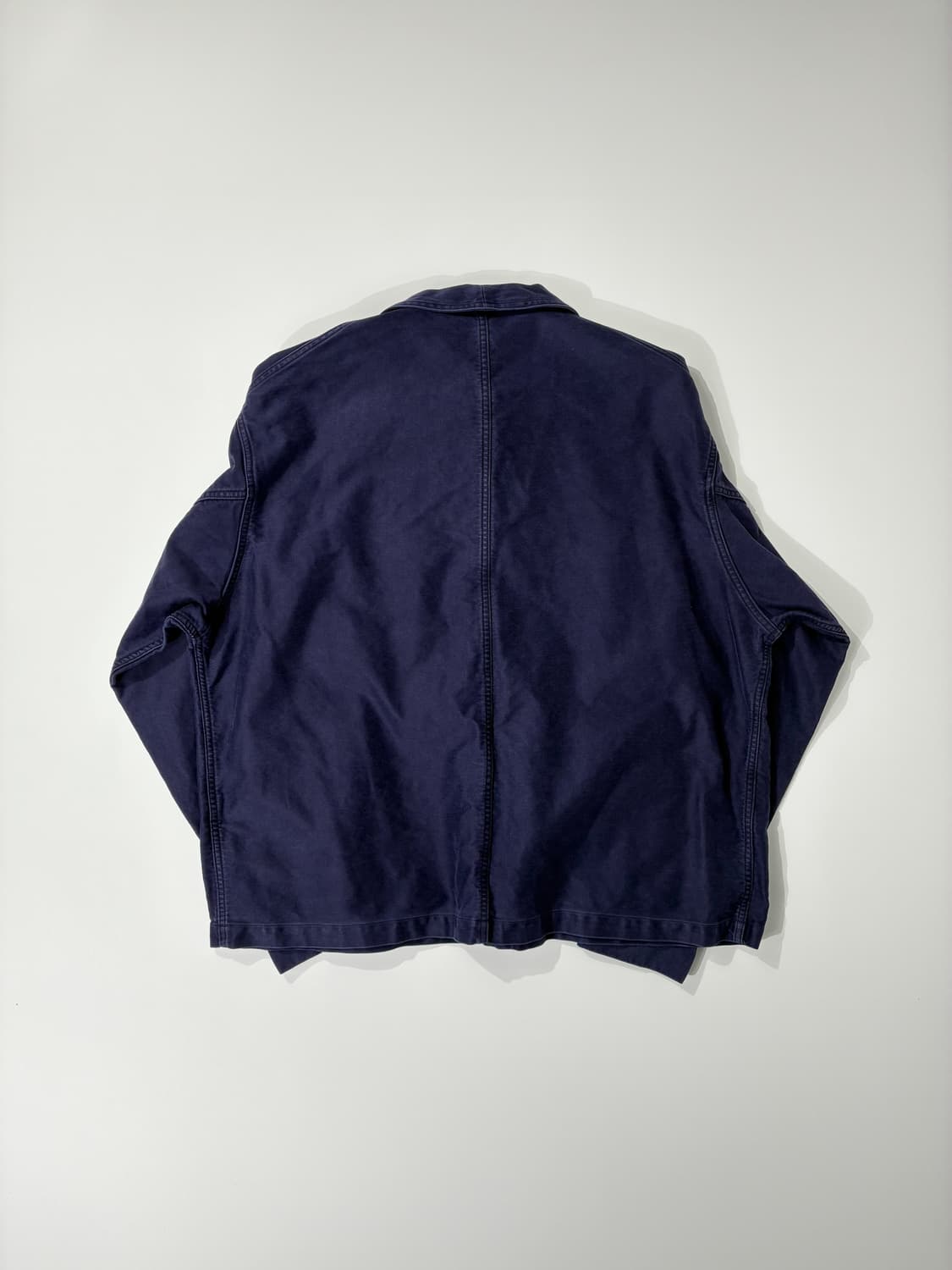 DANTON 단톤 몰스킨 프렌치 커버올 자켓 네이비 상품이미지5