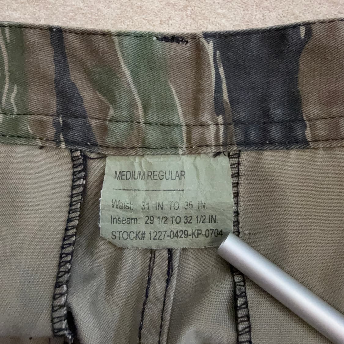 로스코 타이거 카모 BDU 팬츠 상품이미지4