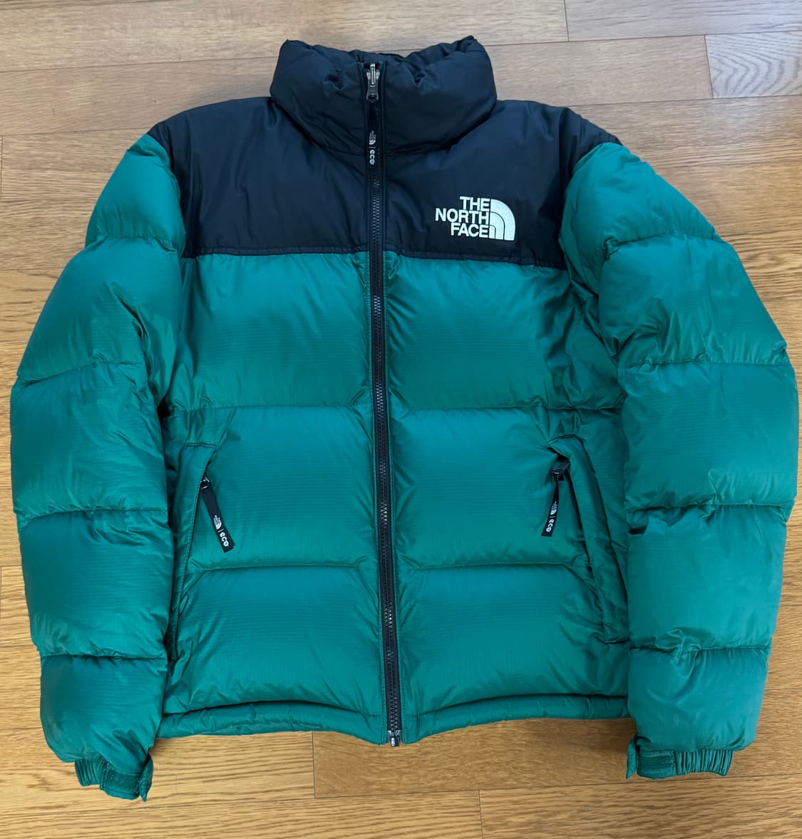 노스페이스 1996 에코 눕시 재킷 패딩 그린 상품이미지2
