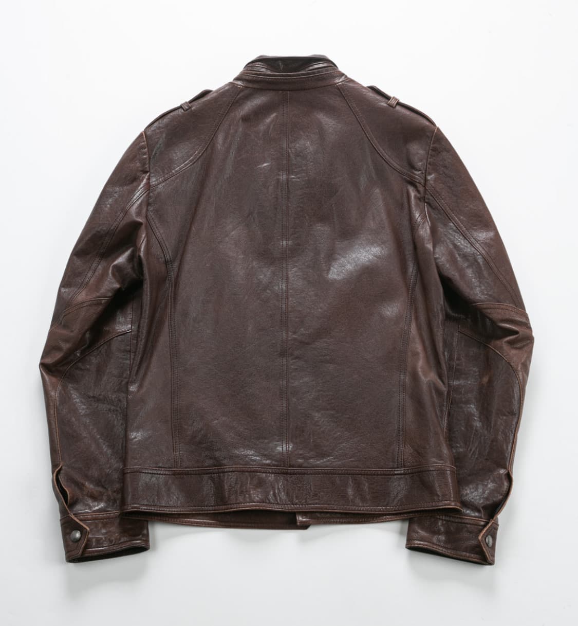 Utility Single Leather Jacket 02860 상품이미지3