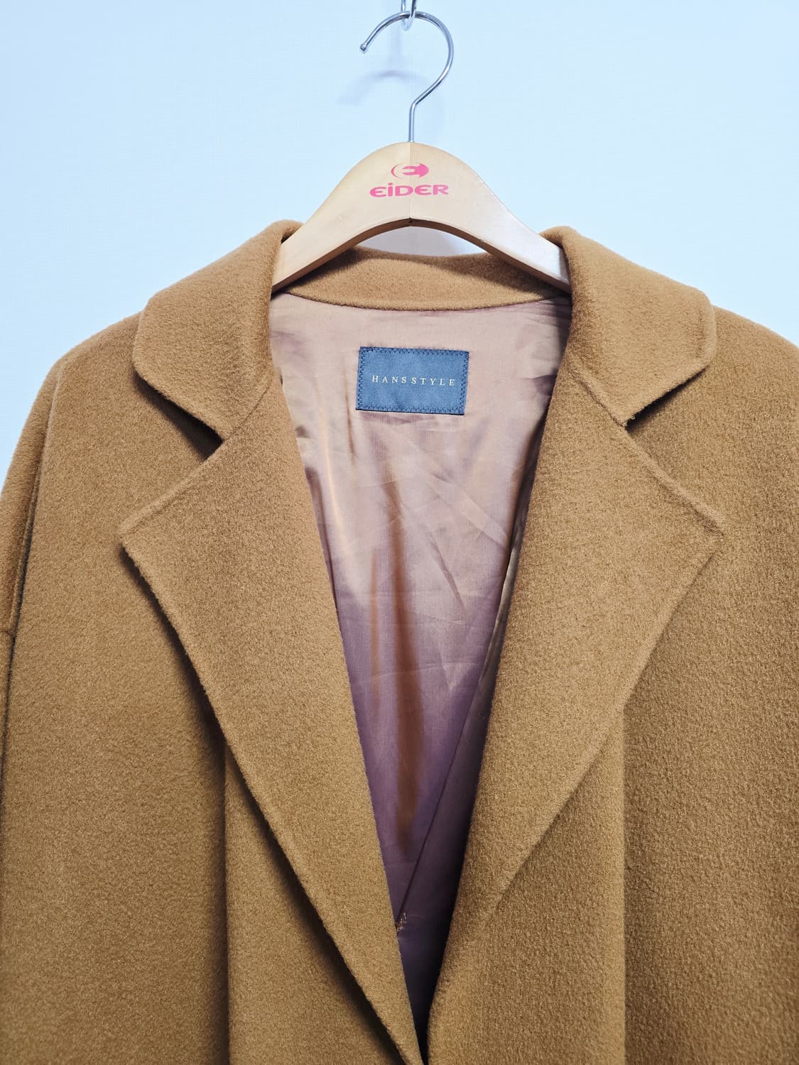 한스스타일 울캐시미어 롱코트 허리벨트 상품이미지2