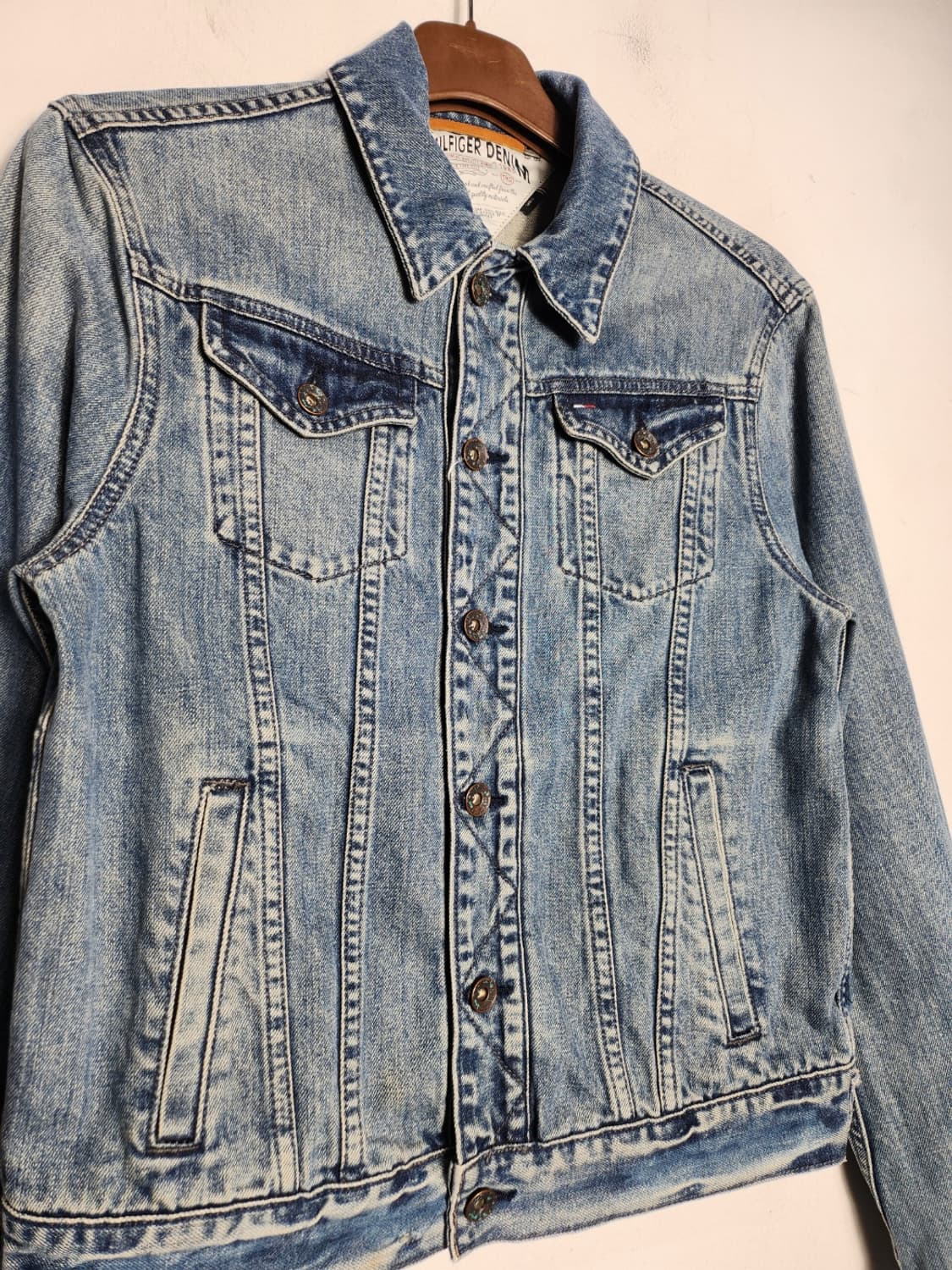 타미힐피거 빈티지 데님 청자켓 상품이미지3