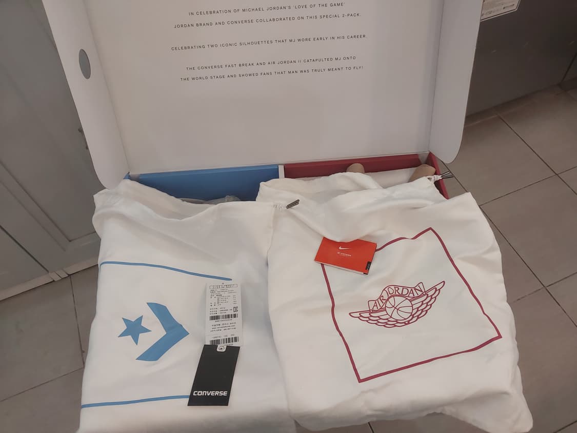 조던2 x 컨버스 팩 Alumini
남성용 250사이즈 2족 상품이미지4