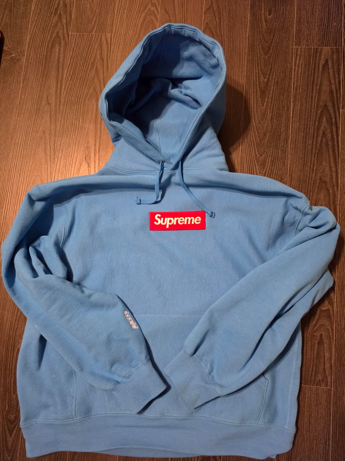 슈프림 박스로고 후드 스웨트셔츠 시안 - 25FW XL 상품이미지2