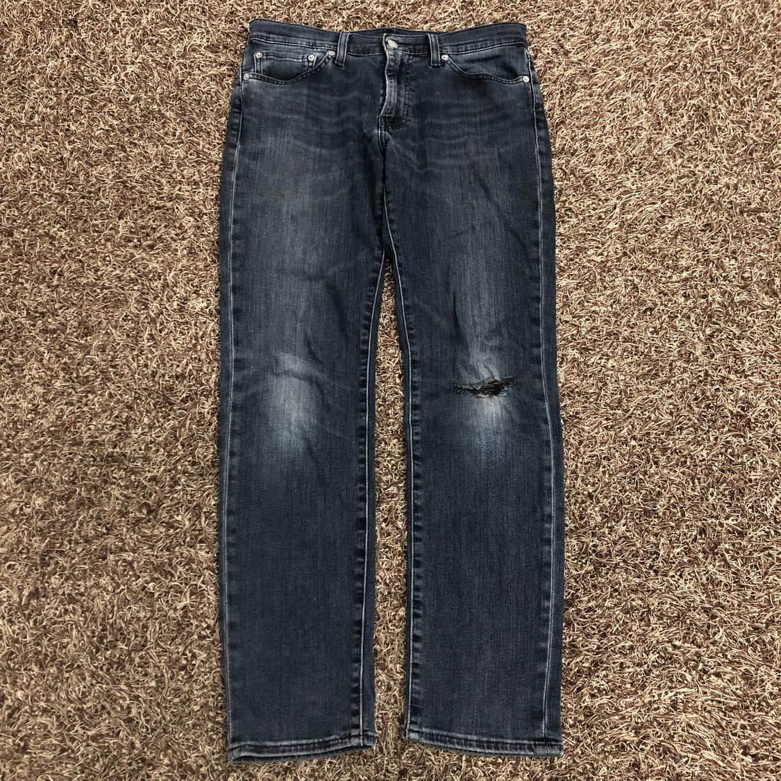 리바이스 빅E 프리미엄 디스 워싱 데님팬츠 상품이미지1