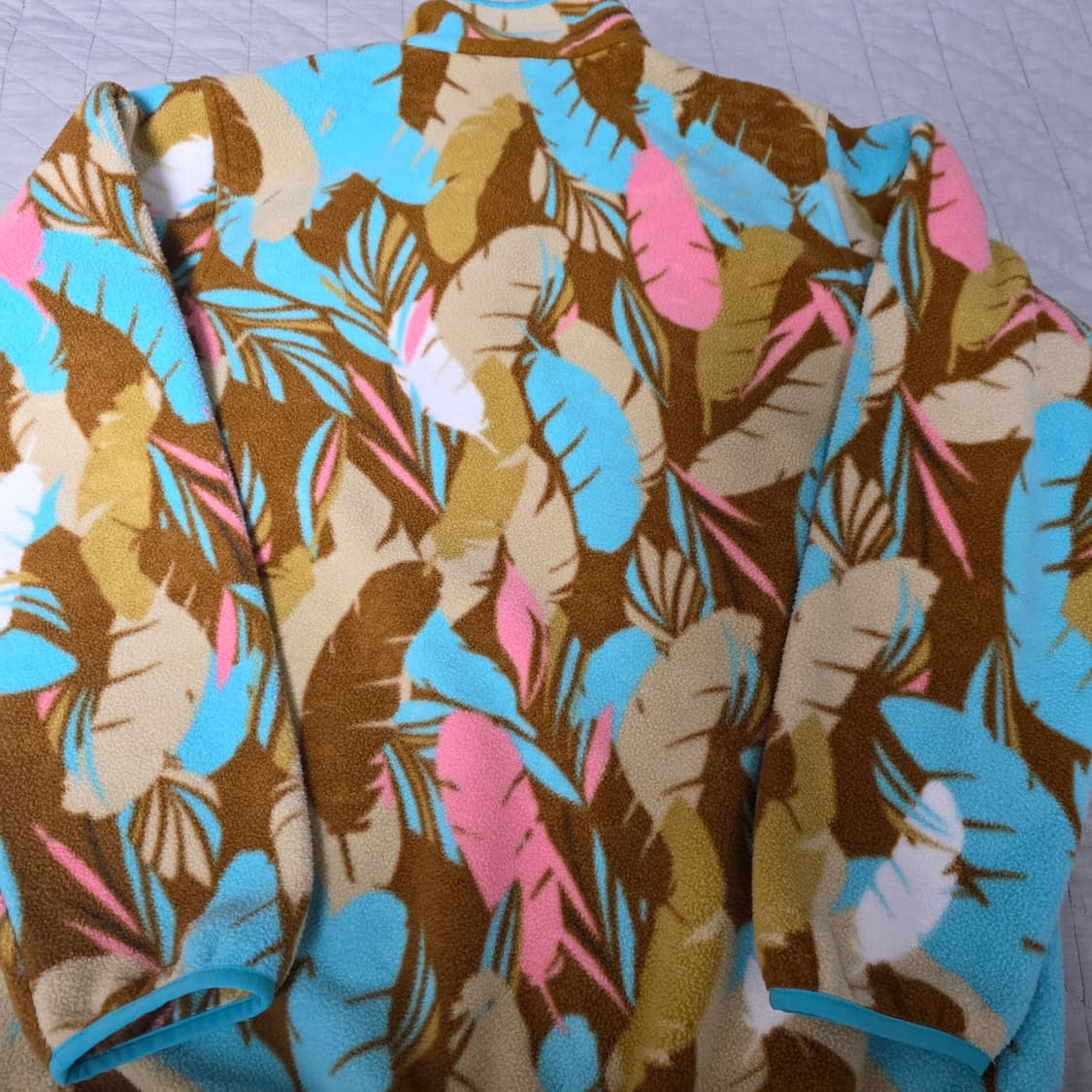 [W/L] 빈티지 파타고니아 신칠라 플리스 스냅 풀오버 페더 카모 상품이미지5