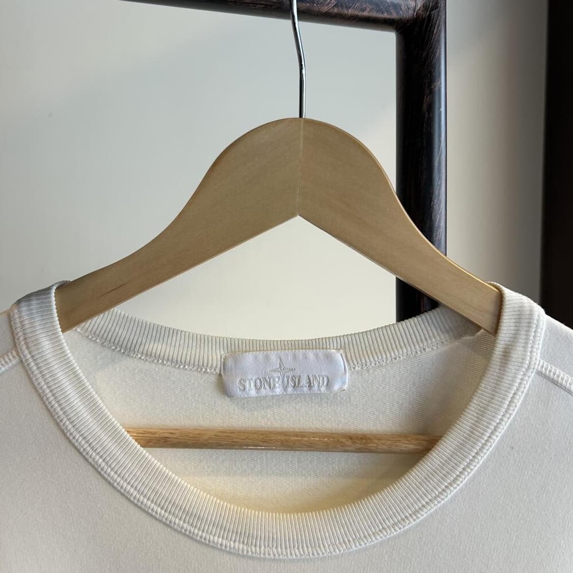 14117 - 스톤아일랜드 화이트 와펜 고스트피스 맨투맨 상품이미지5