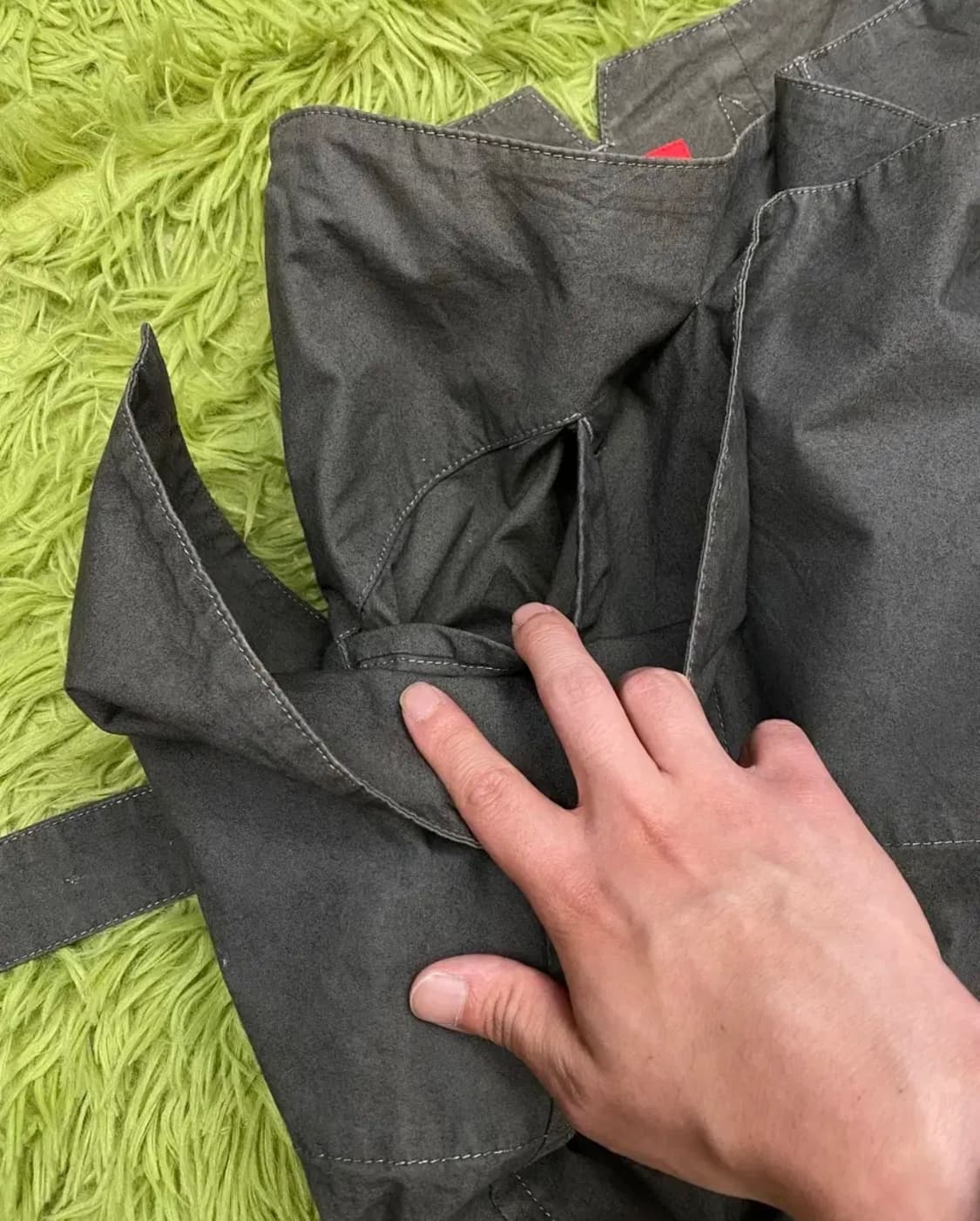 요지 야마모토 2008 S/S 애시메트릭 랩 커버 업 하카마 팬츠 상품이미지6