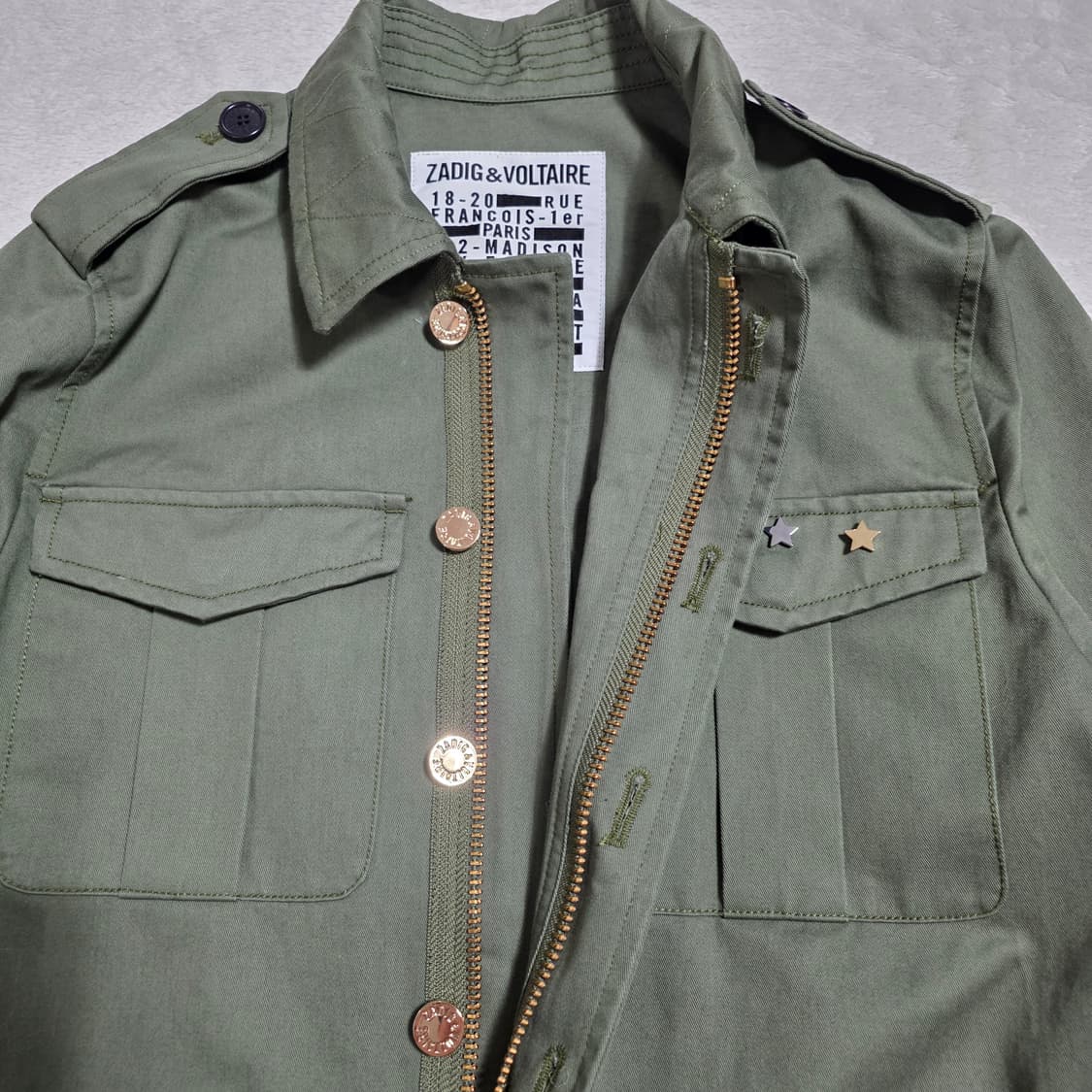 (S)여성 쟈딕앤볼테르 스컬 야상 자켓 상품이미지4