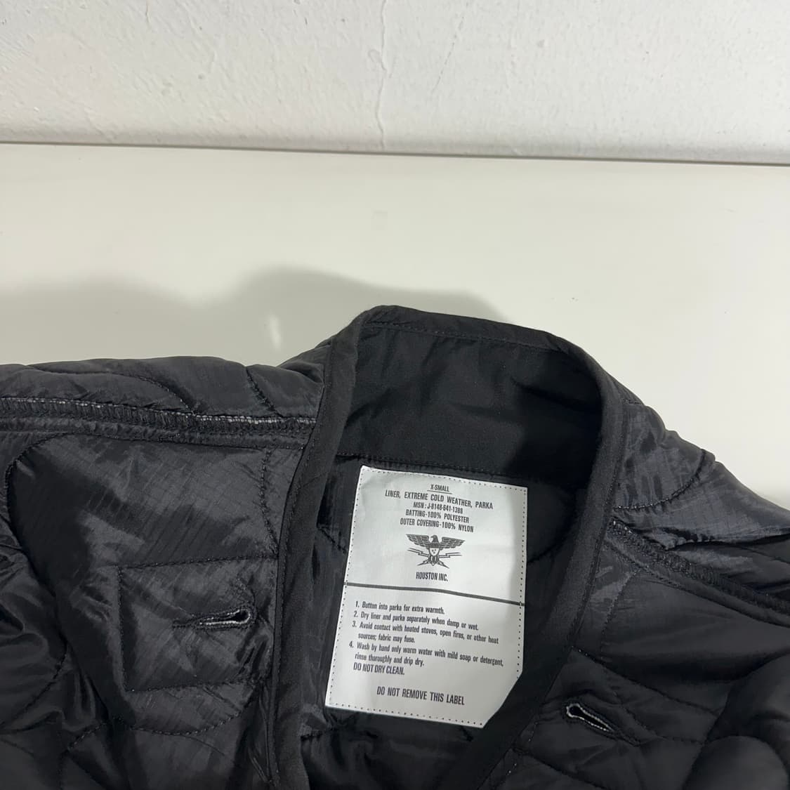 95 휴스턴 재팬 블랙 내피 깔깔이 점퍼 상품이미지3