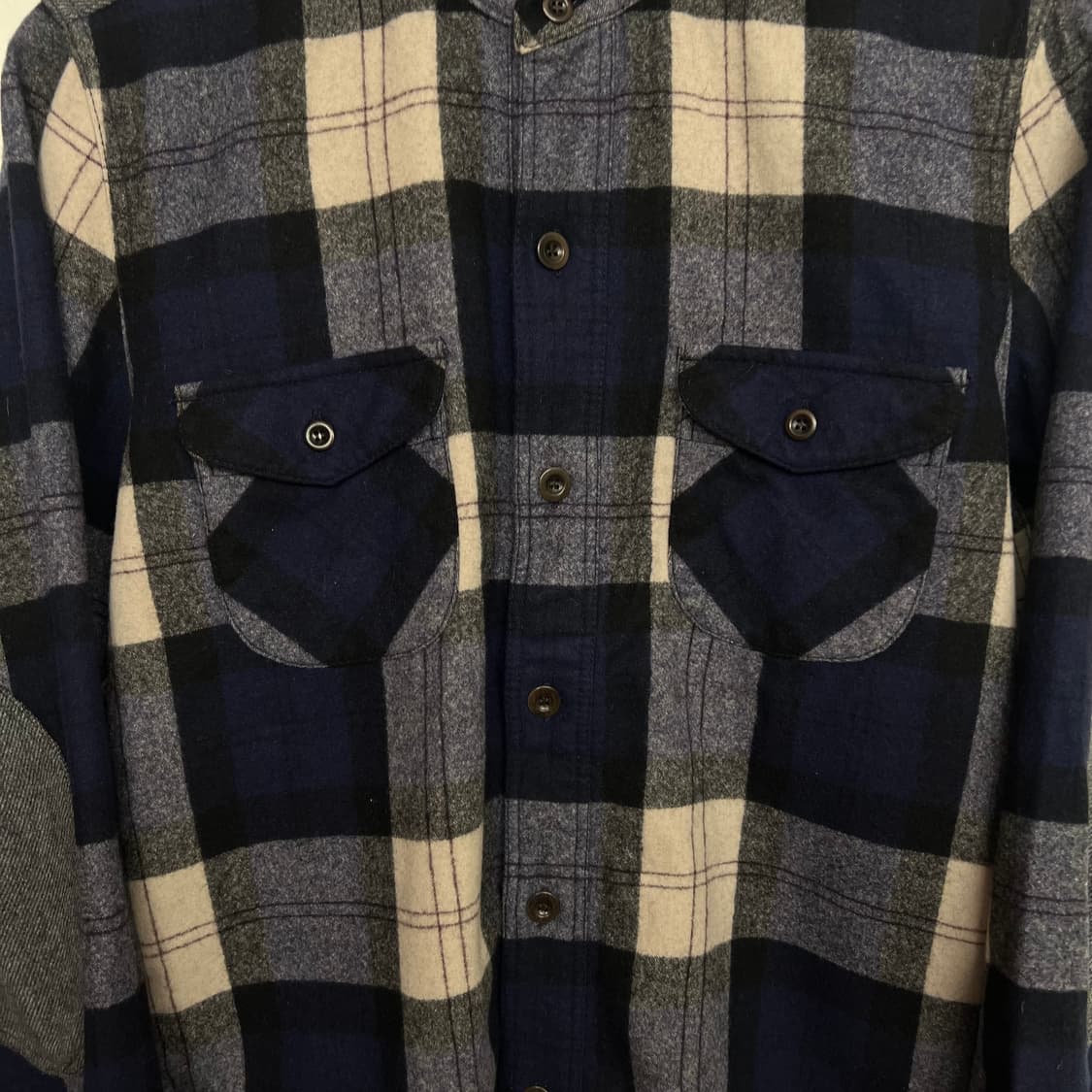 꼼데가르송 플란넬 플레이드 셔츠 상품이미지3