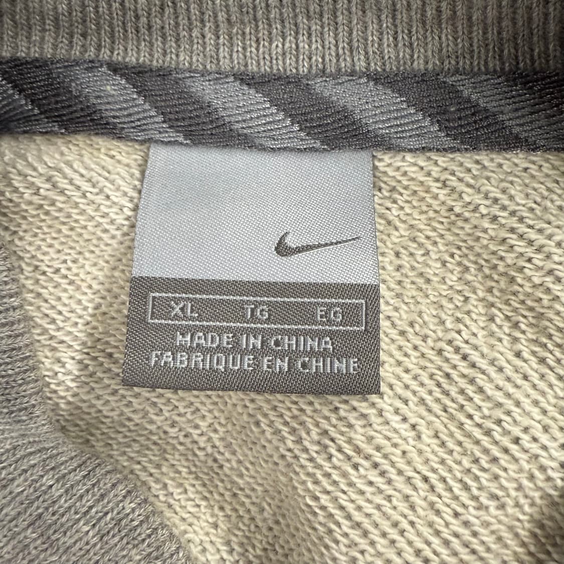 나이키 그레이 오렌지 바시티 집업 점퍼  상품이미지5