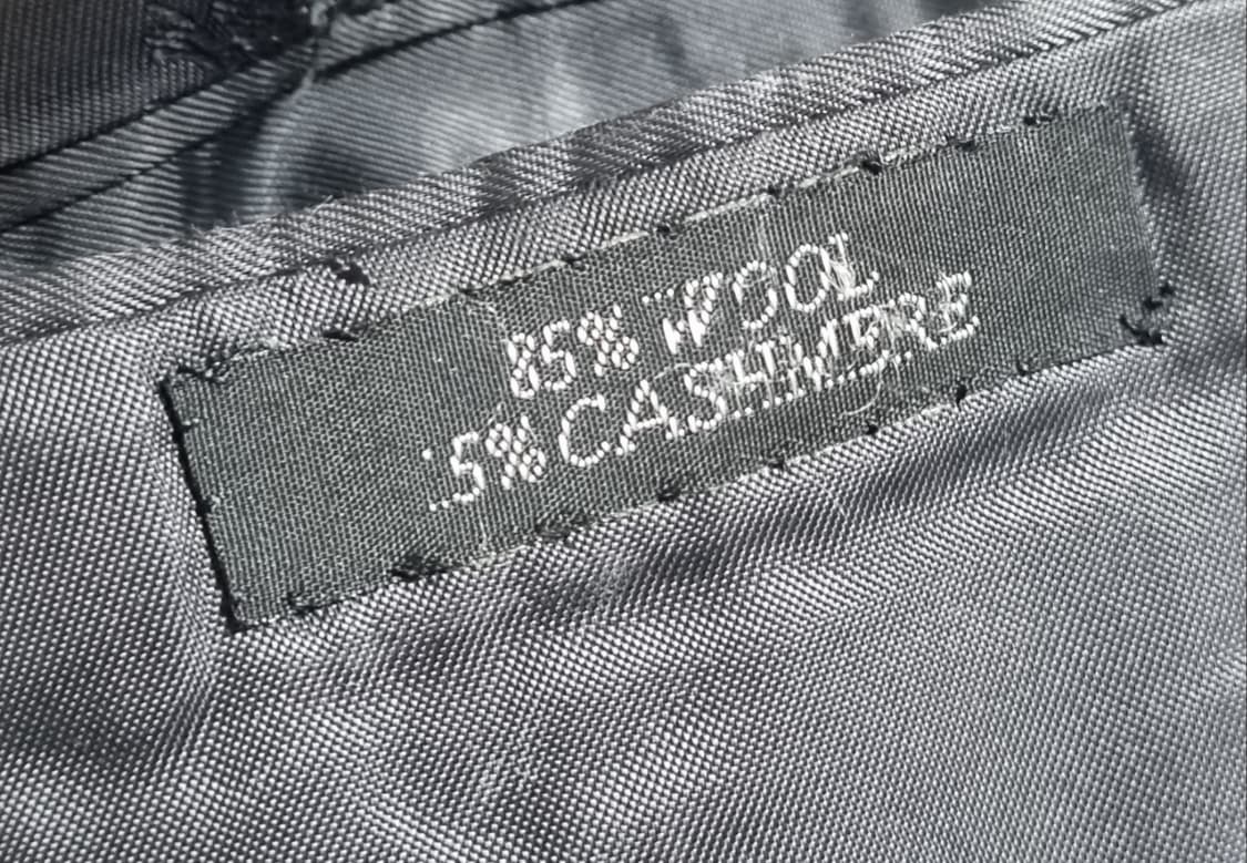 L (100) 버버리 빈티지 그레이 체크 울 블레이저 정장자켓 상품이미지5