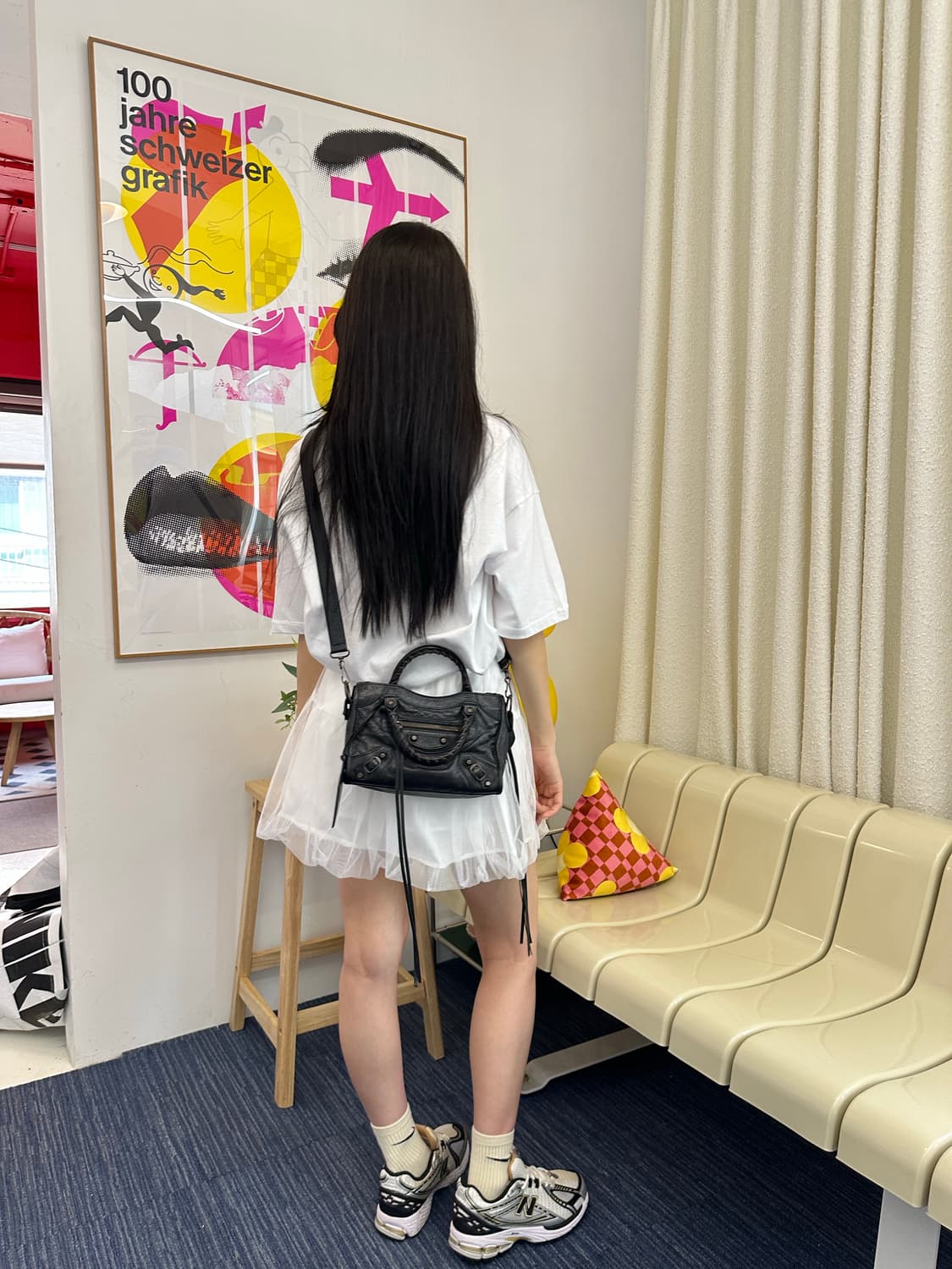 [A+ 정품] 발렌시아가 시티 모터백 미니 블랙 상품이미지8