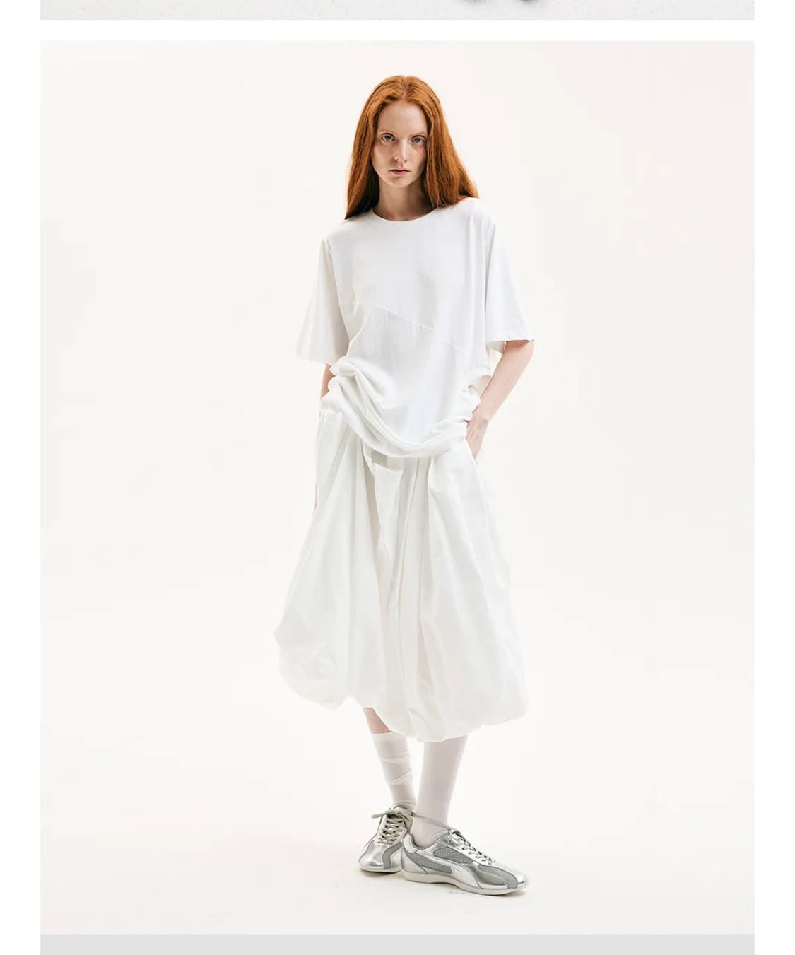 포허 벌룬 스커트 상품이미지2