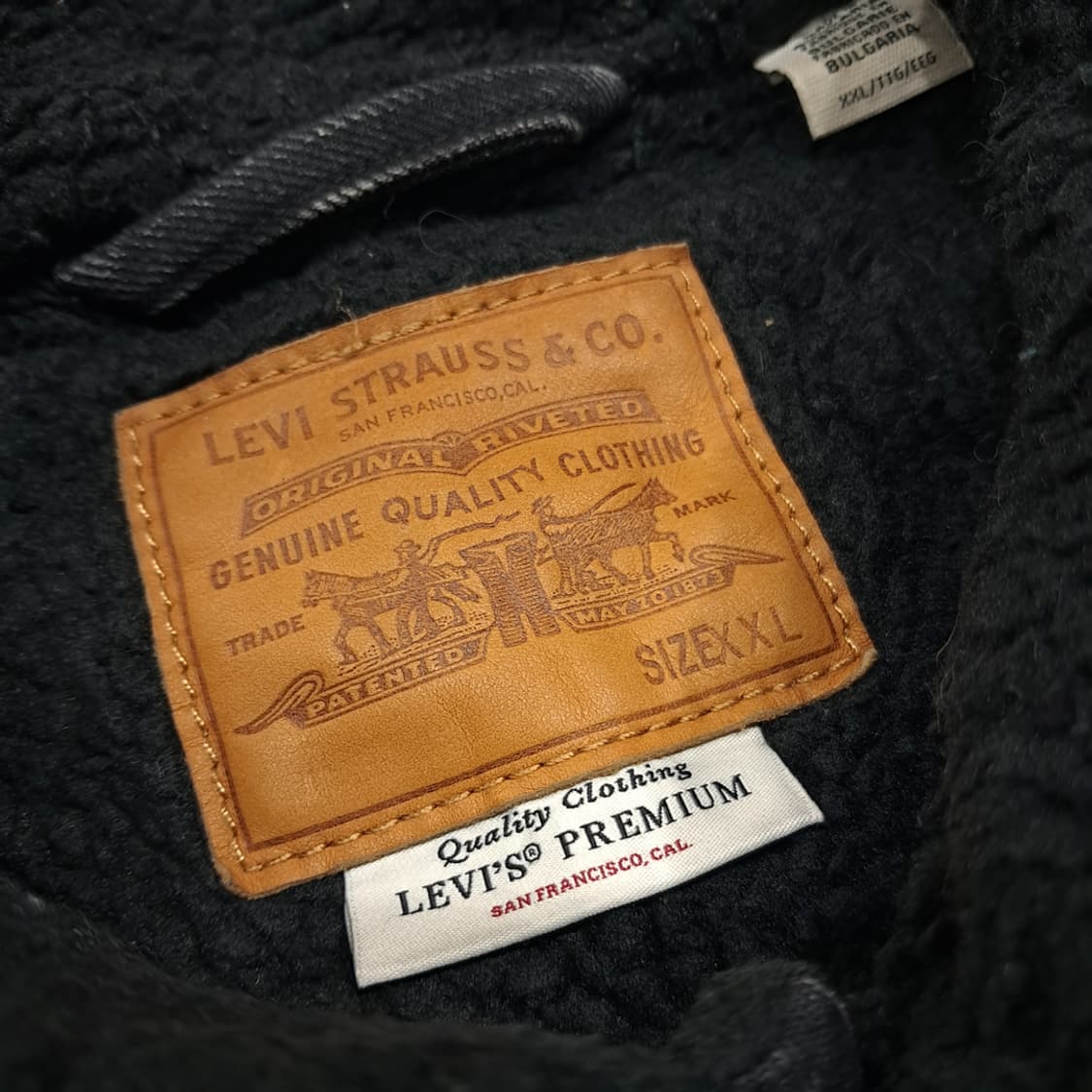 CL141 2XL 리바이스 셰르파 데님 트러커 자켓 상품이미지4