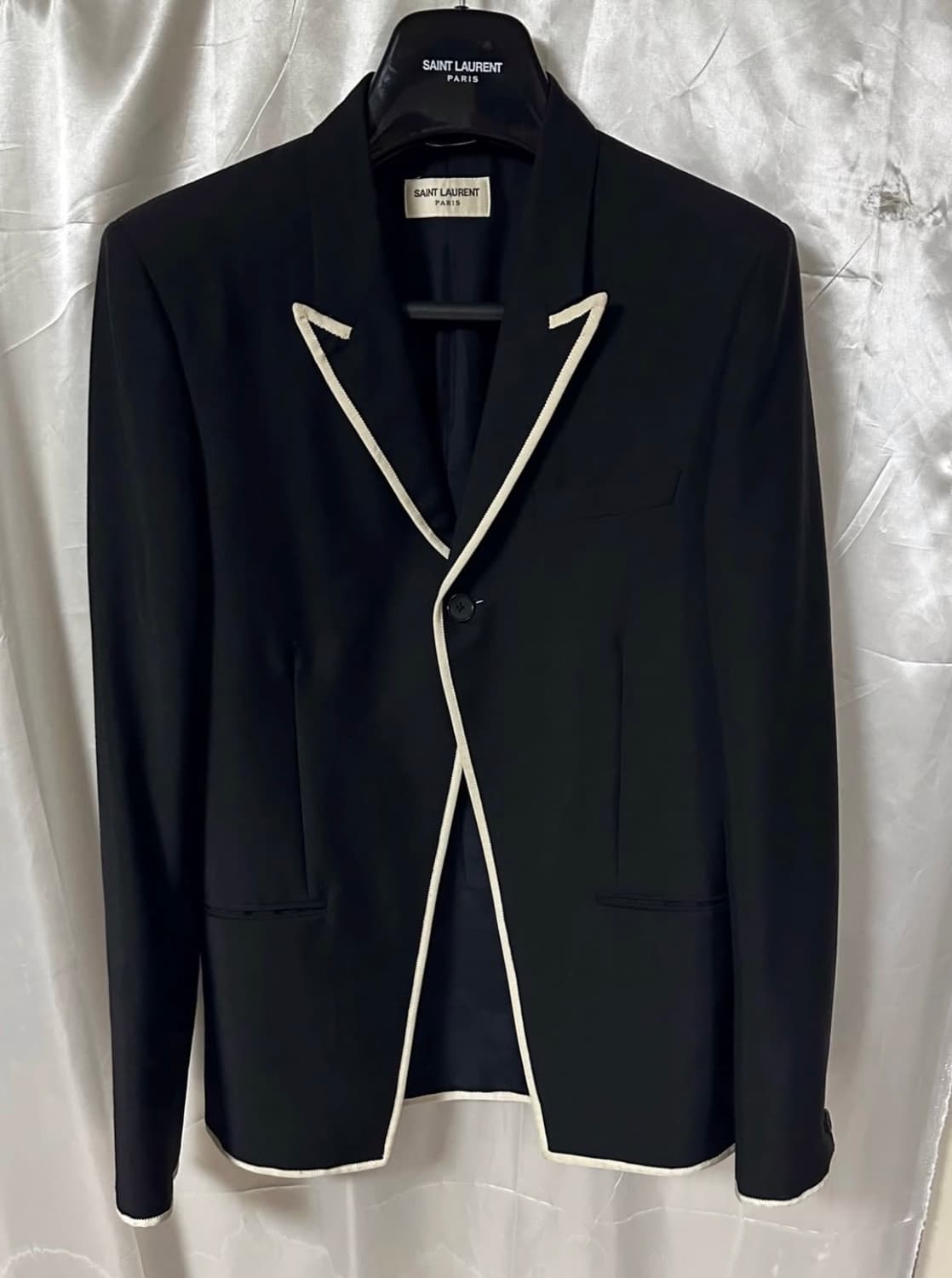 생로랑 SS13 캠페인 파이핑 블레이저 자켓 상품이미지2