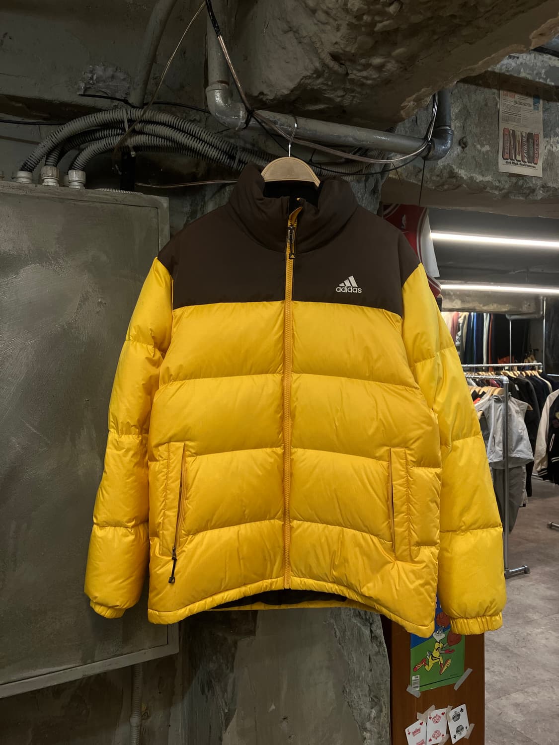 아디다스 패딩 옐로우 100  #csz1915 상품이미지1