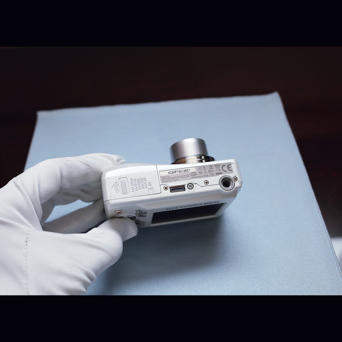 레어<준 민트급><카리나>코닥 C713 펄 화이트 빈티지 디카 상품이미지5