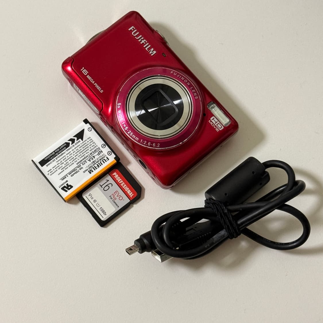 후지필름 파인픽스 jx420 빈티지 디카 디지털카메라 레드 상품이미지1