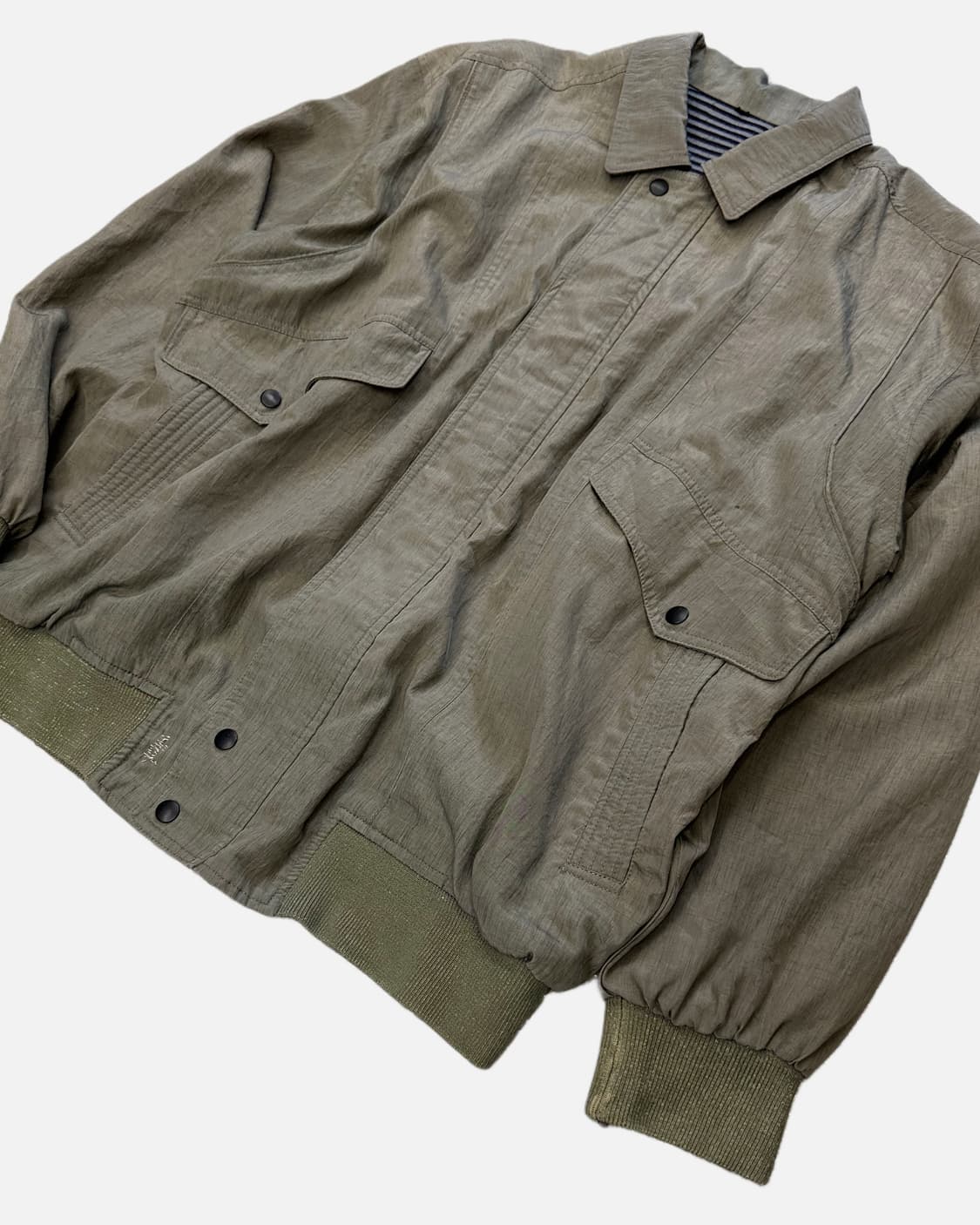 vintage khaki blouson jacket 상품이미지4