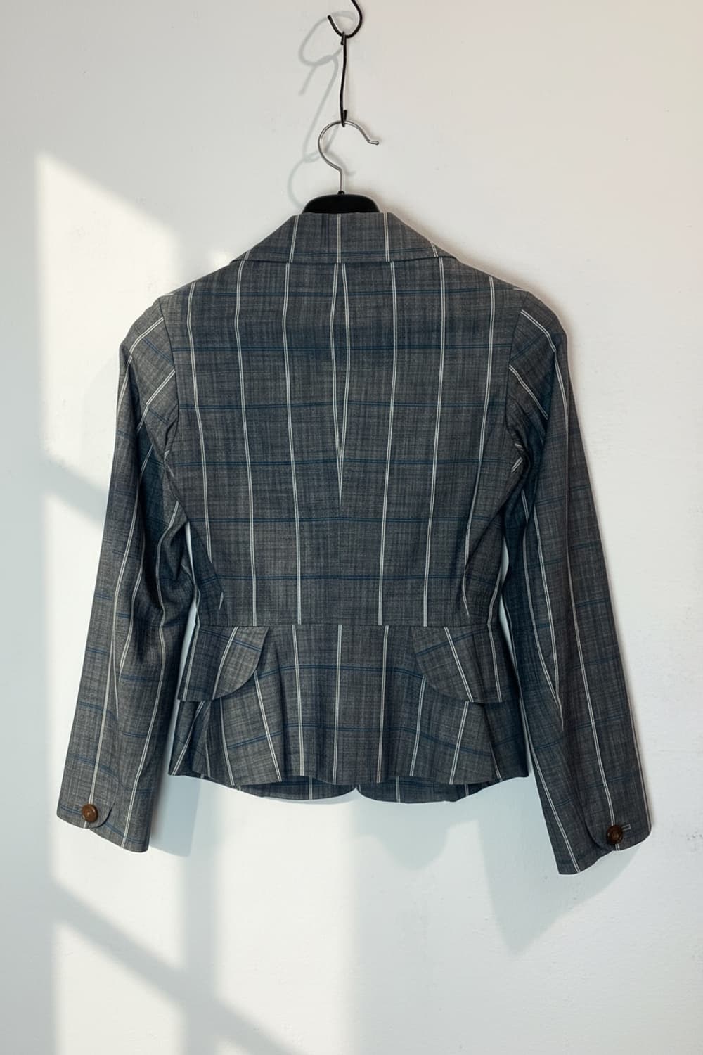 비비안 웨스트우드 레드 라벨 체크 싱글 자켓 상품이미지2