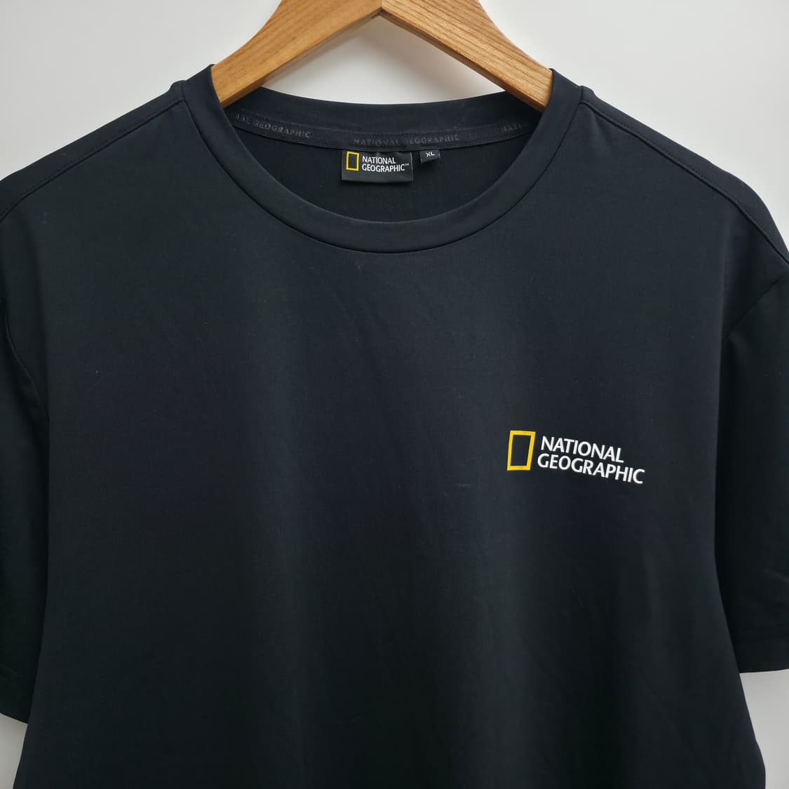 [XL] 내셔널지오그래픽 블랙 기능성 반팔 티셔츠 상품이미지2