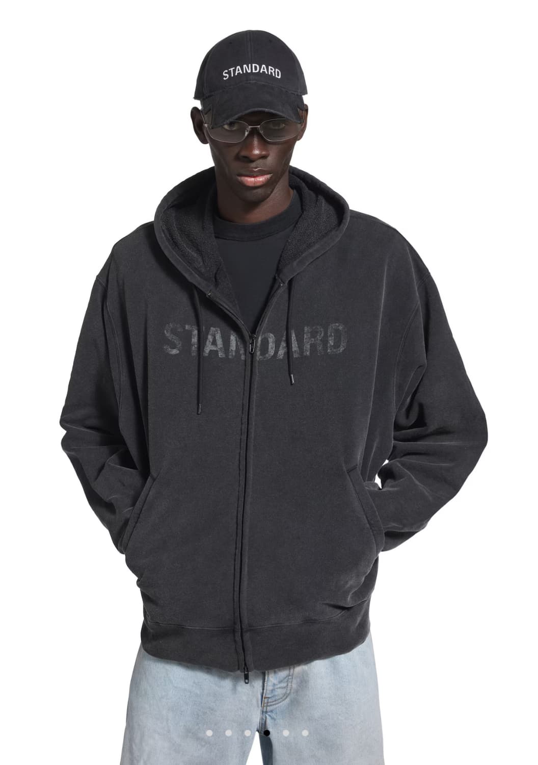 [빠른처분]발렌시아가 스탠다드 오버핏 후드집업 상품이미지1