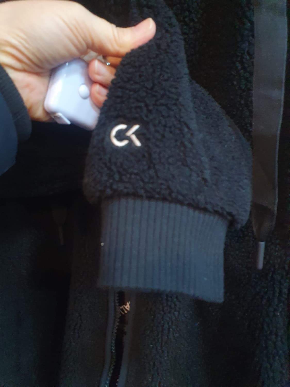 캘빈클라인 뽀글이후드집업 상품이미지6