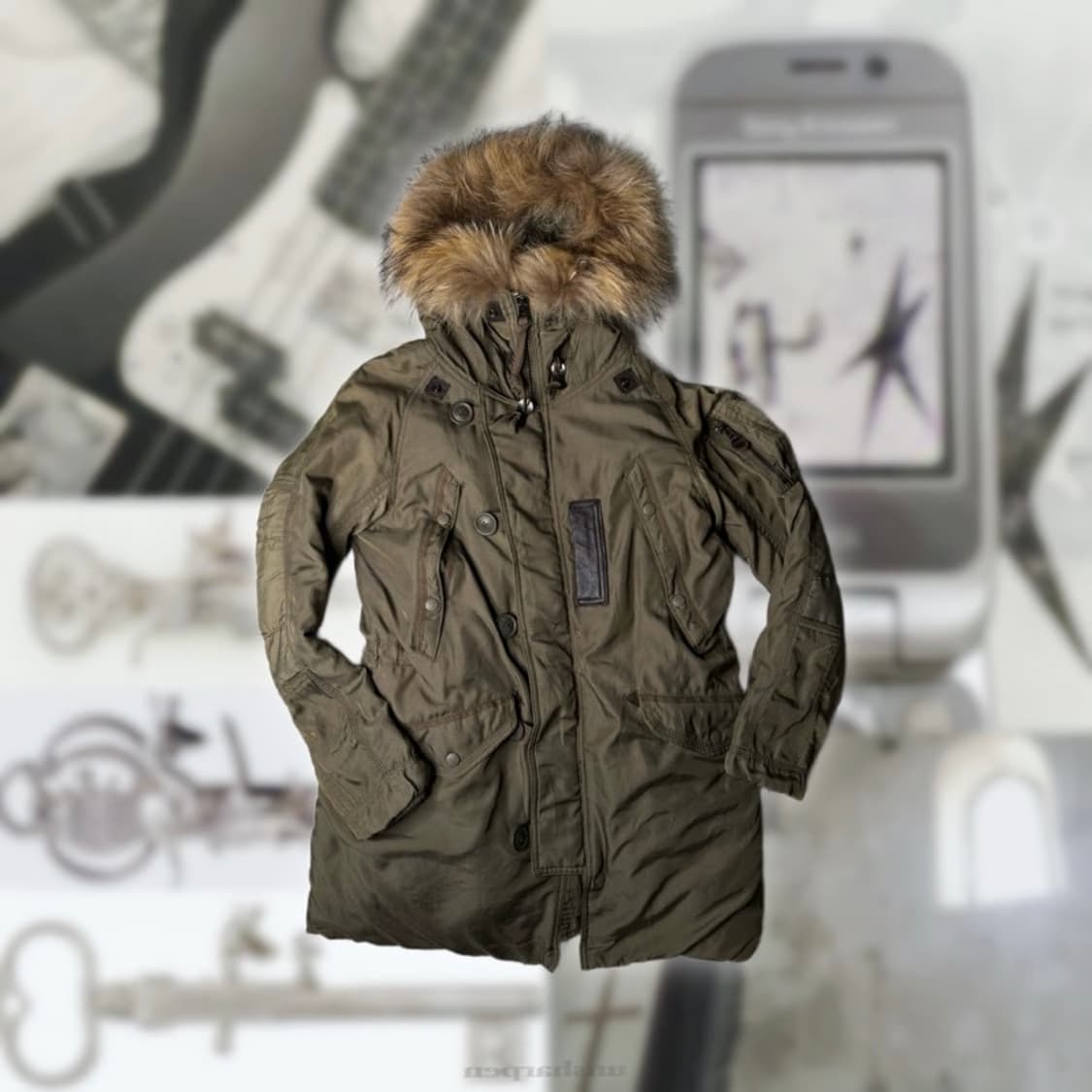 GOA 라쿤퍼 파카 야상 상품이미지4