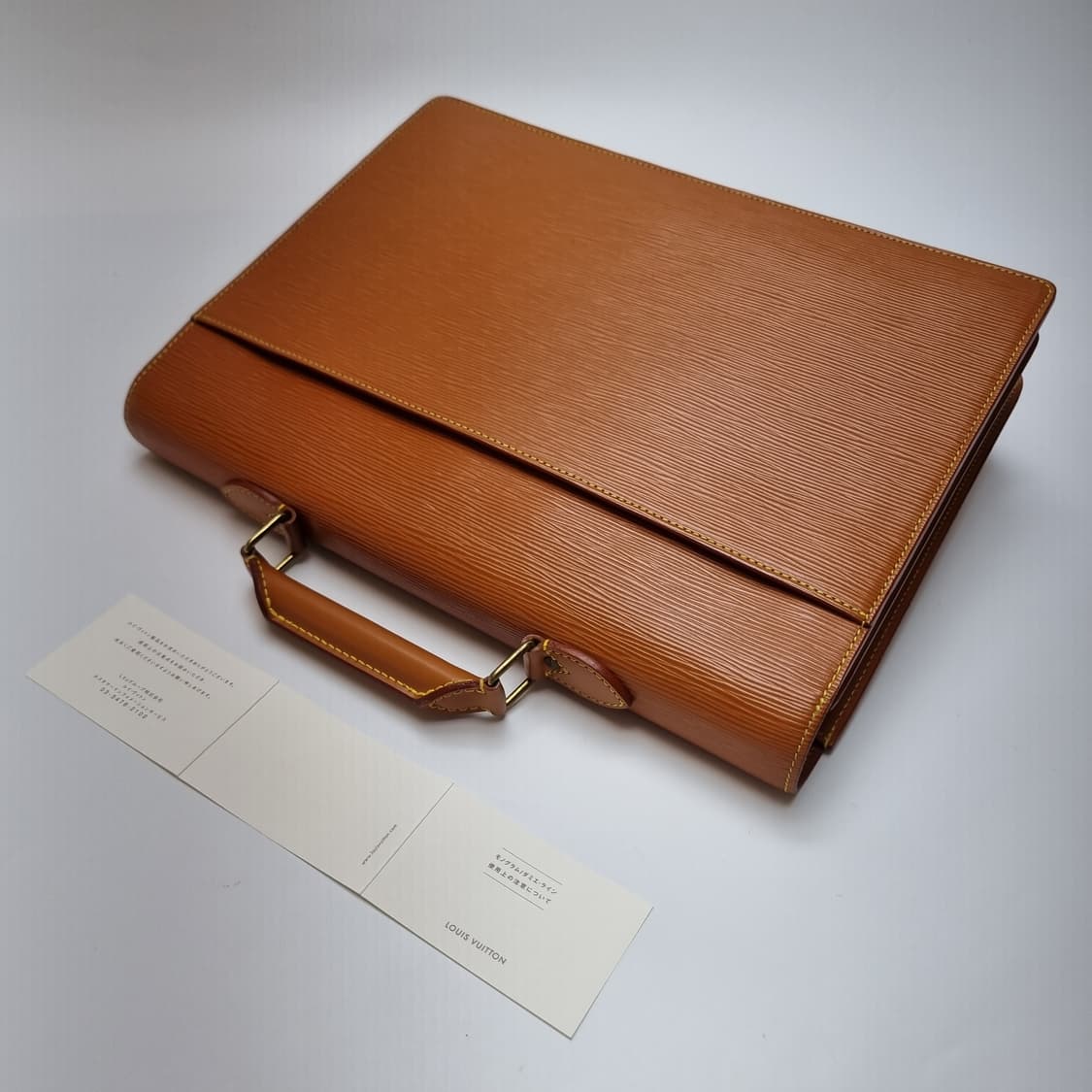 루이비통 에삐 세르비엣 서류가방 카멜 (최상급, 남녀공용 브리프케이스) 상품이미지6