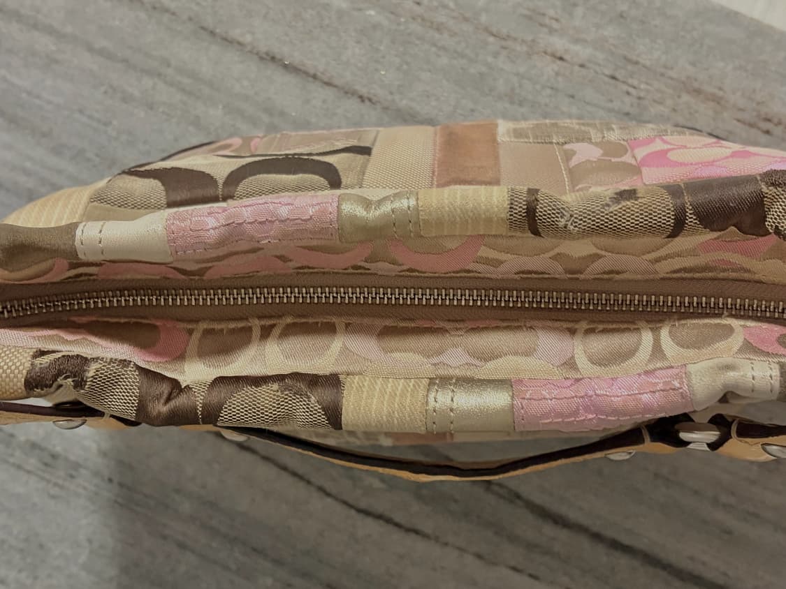 빈티지 코치 y2k 핑크 패치워크 숄더백 가방 상품이미지4