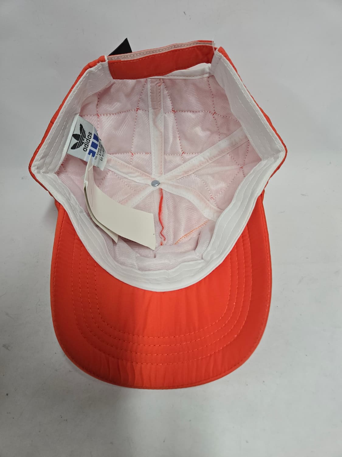 아디다스 오렌지 퀼팅 볼캡 새상품 상품이미지5
