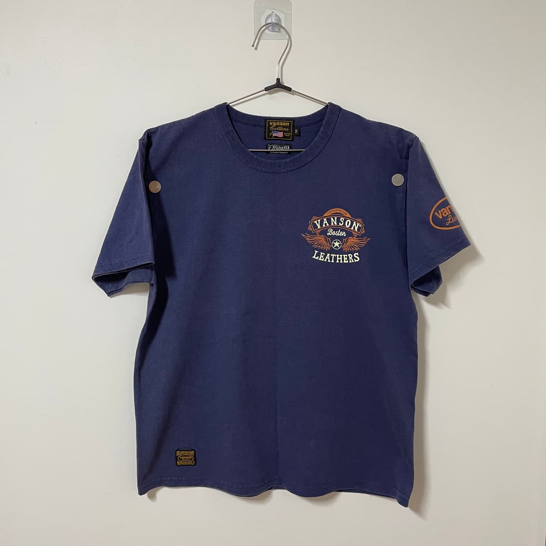 VANSON LEATHERS PUPLE SHORT SLEEVE 상품이미지4