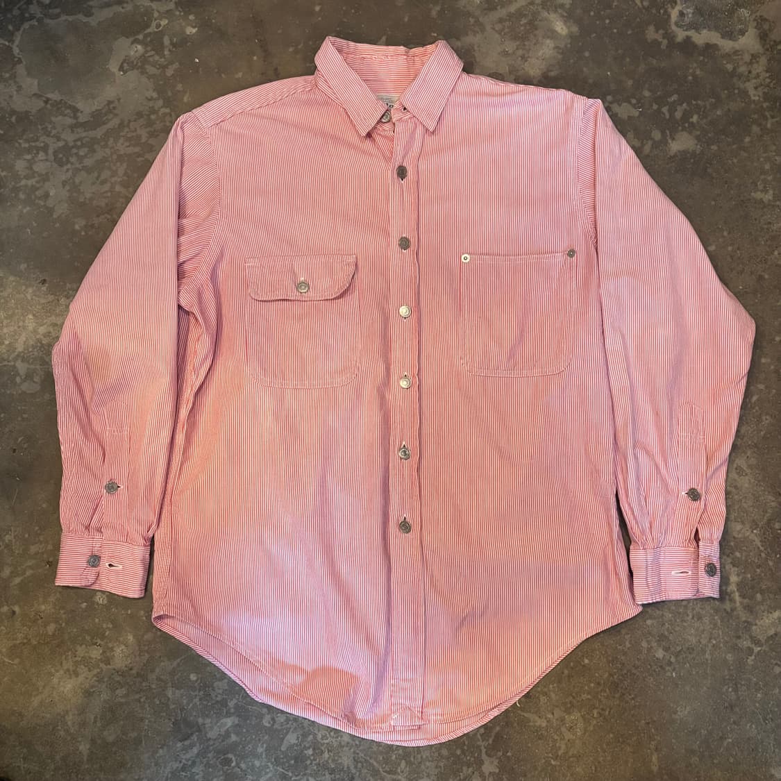 올드 폴로 랄프로렌 스트라이프 워크 셔츠 상품이미지1