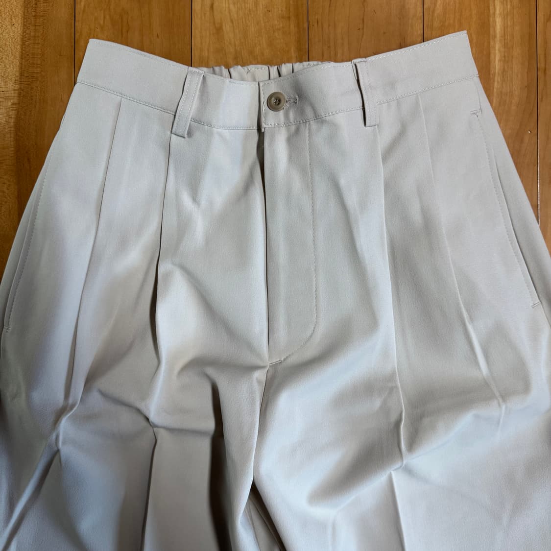 Coln 폴리 밴딩슬랙스 아이보리 1 상품이미지4