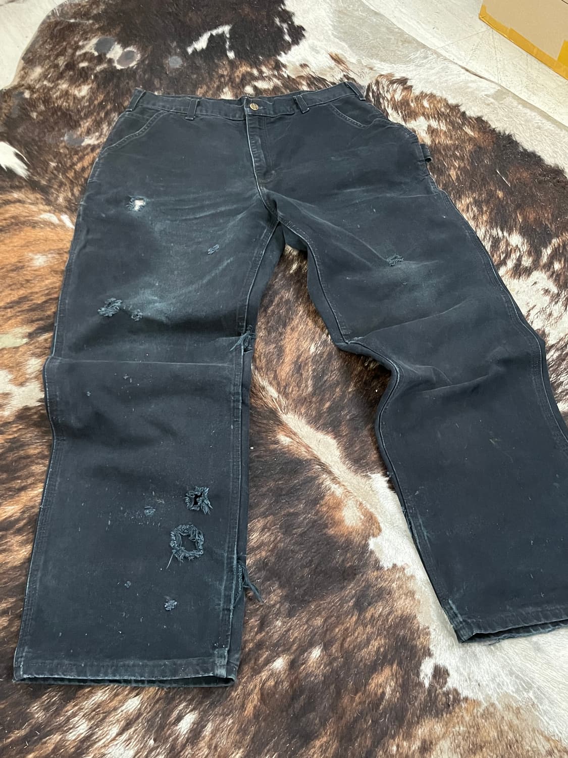 90's CARHARTT B11 CARPENTER WORK PANTS 상품이미지3