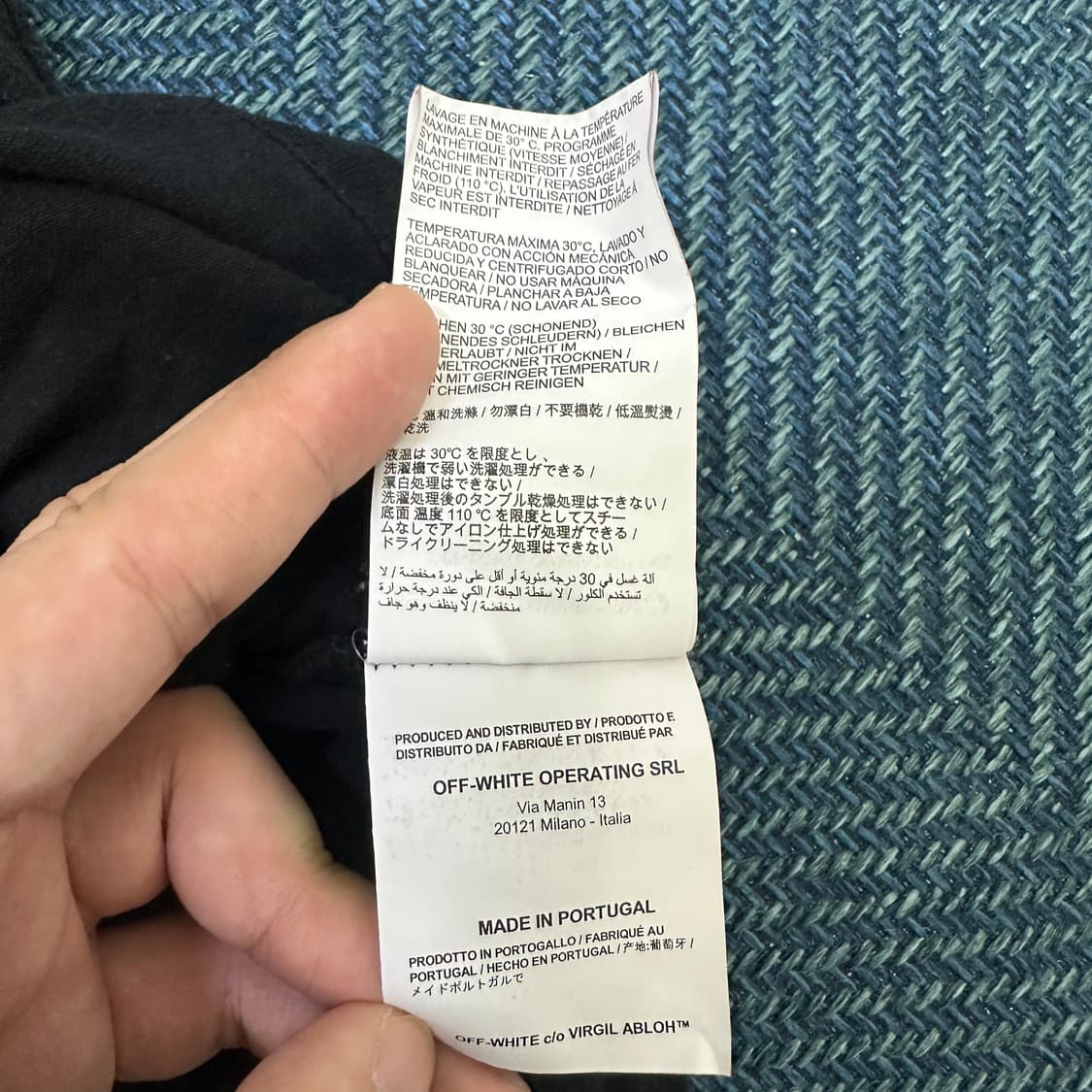 [M] 오프화이트 스컬 그래픽 롱 슬리브 상품이미지6