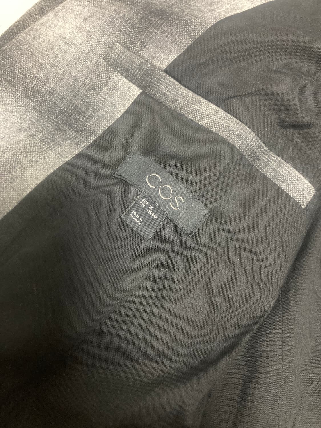 COS 체크 울 자켓 S 상품이미지3