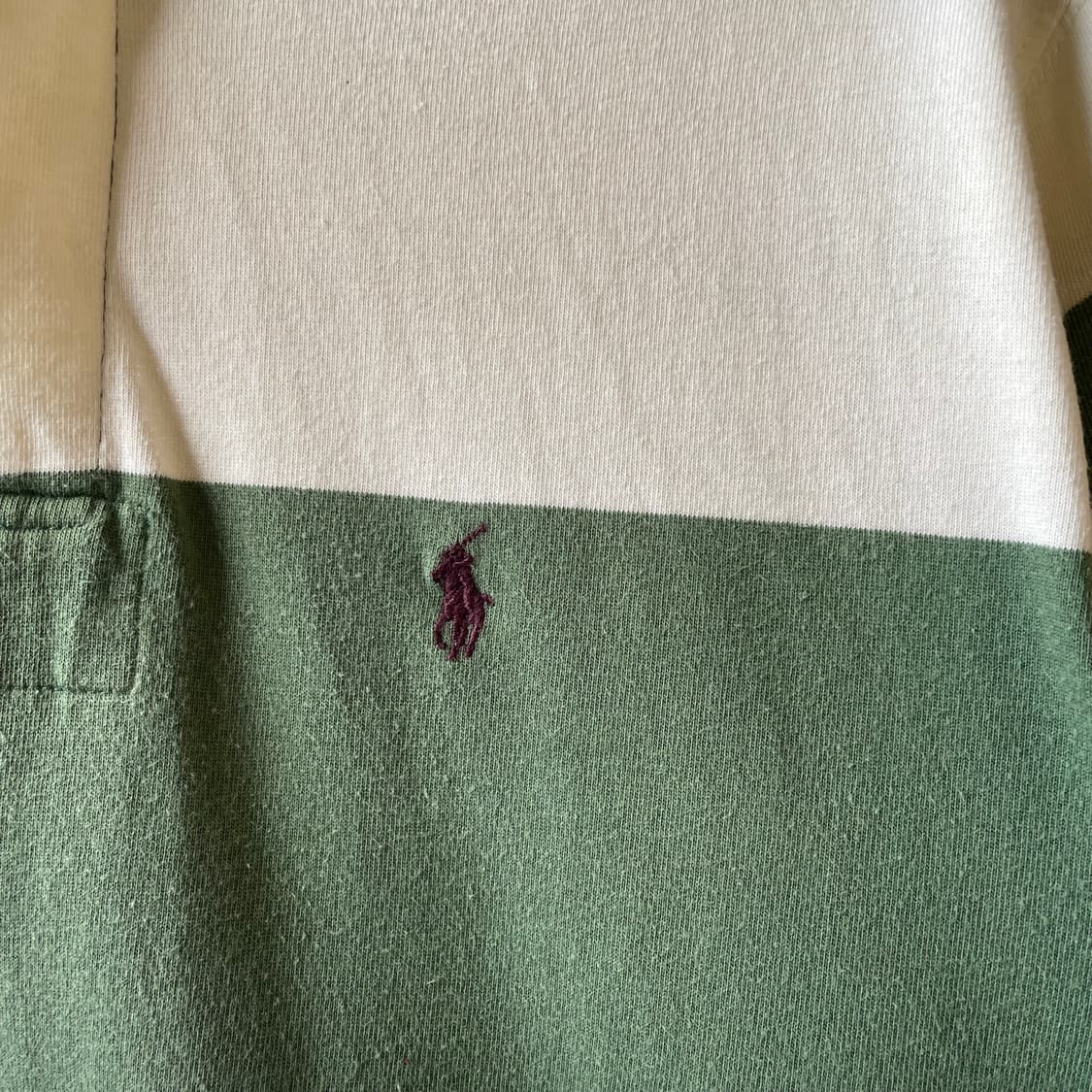 90s 폴로 랄프로렌 스트라이프 럭비 티셔츠 상품이미지5