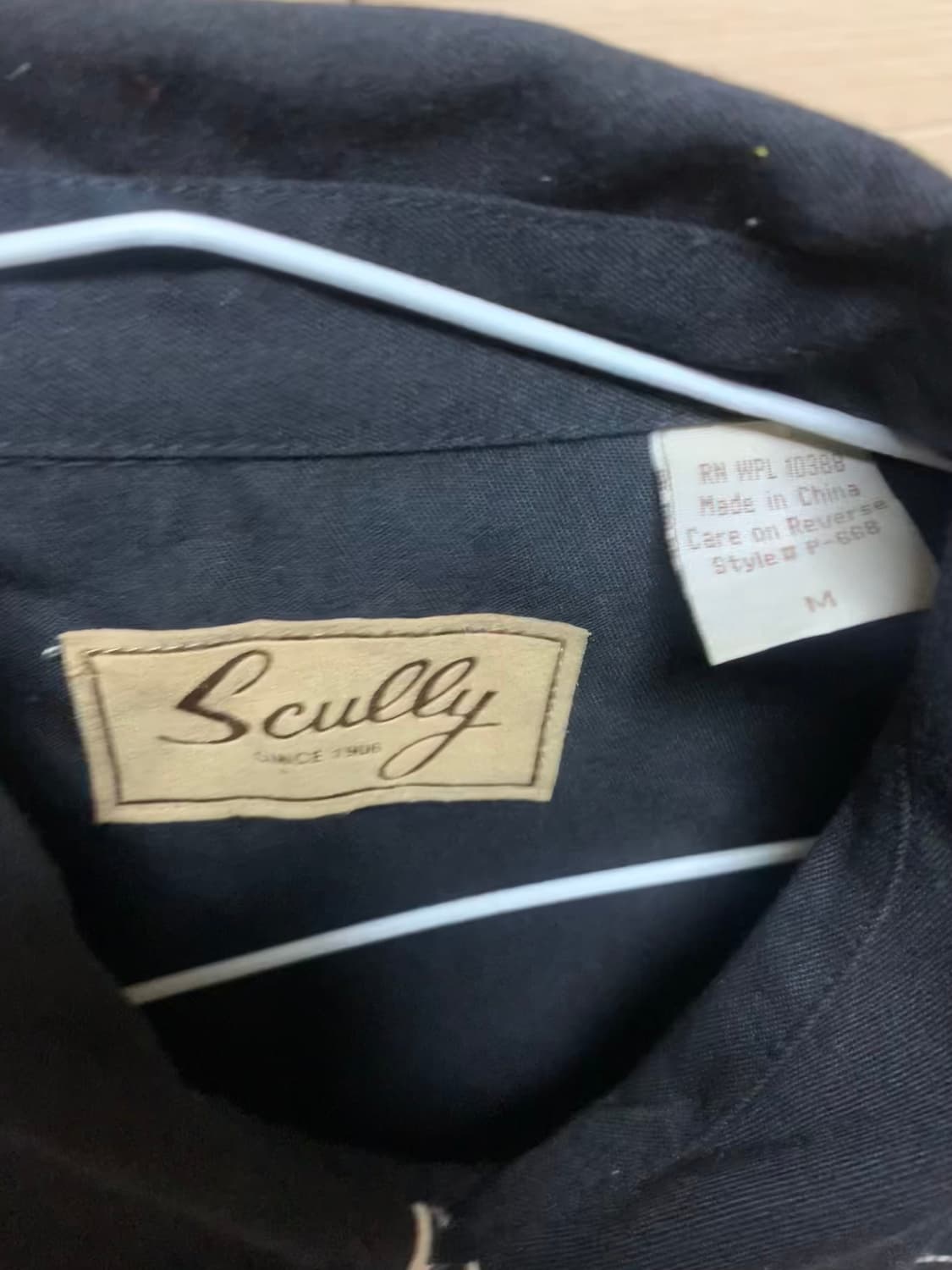 빈티지 Scully 스컬리 웨스턴 스터드 셔츠 rockabilly 상품이미지3